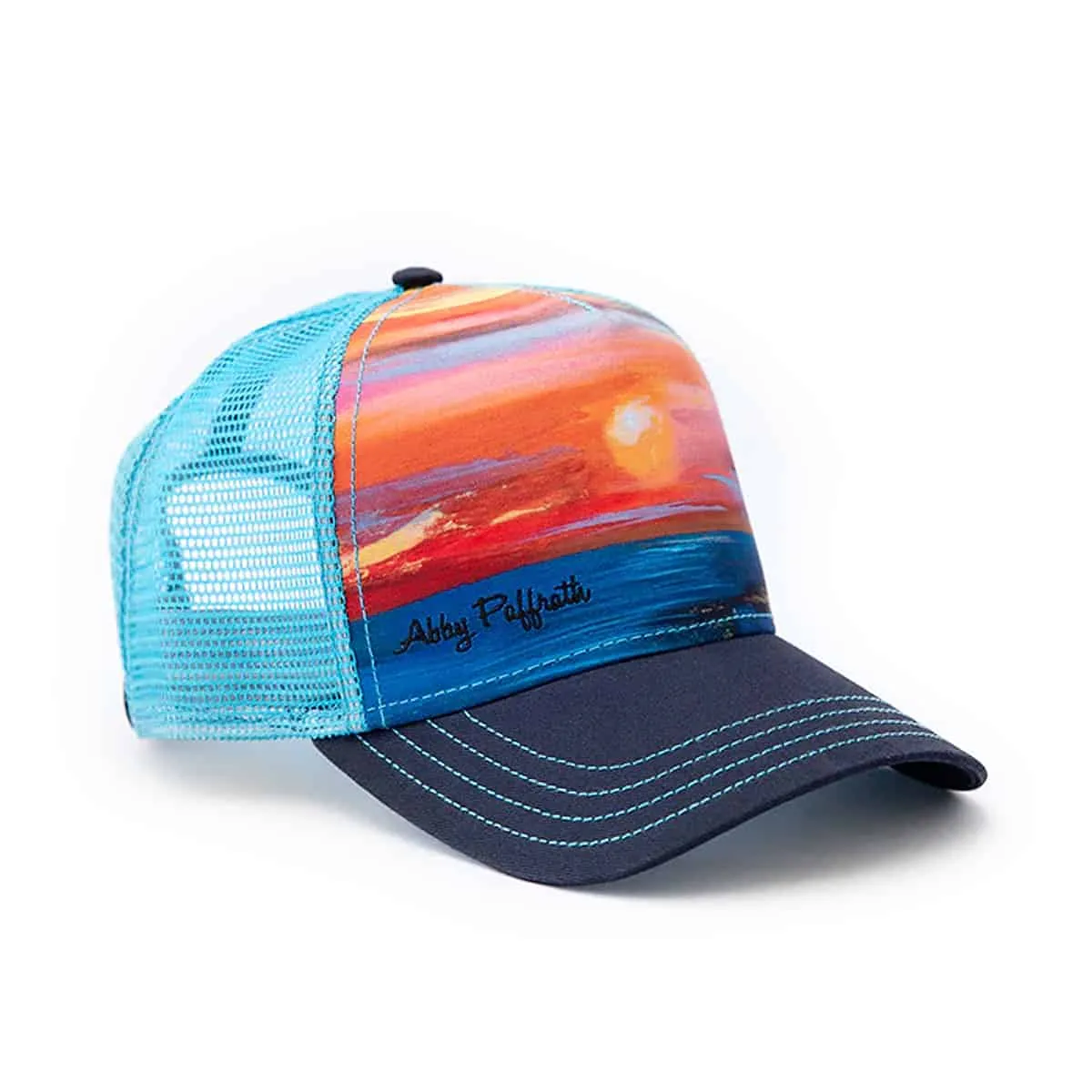 Abby Paffrath - Art 4 All - Ocean Breeze Shallow Trucker Hat
