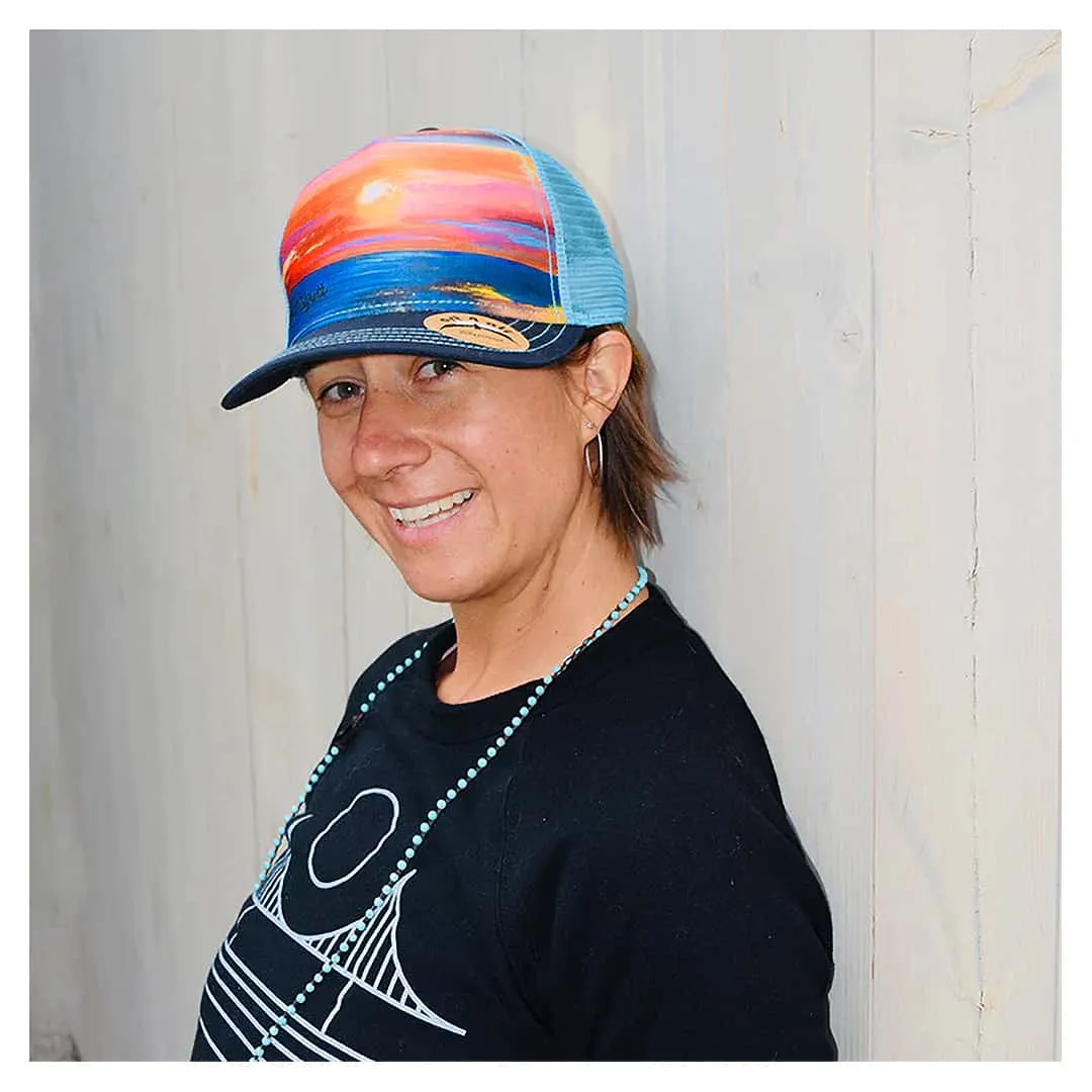 Abby Paffrath - Art 4 All - Ocean Breeze Shallow Trucker Hat