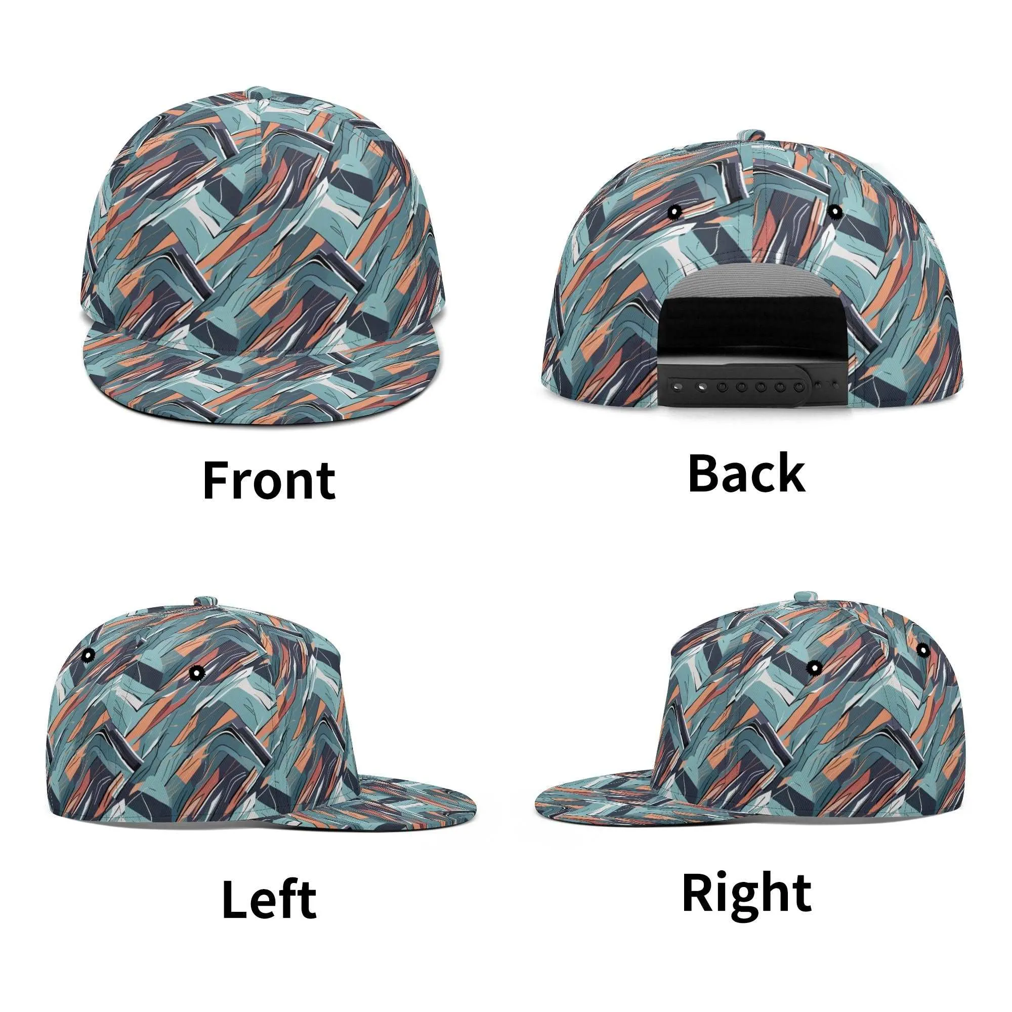 Abstract Breeze Unisex Classic Snapbacks