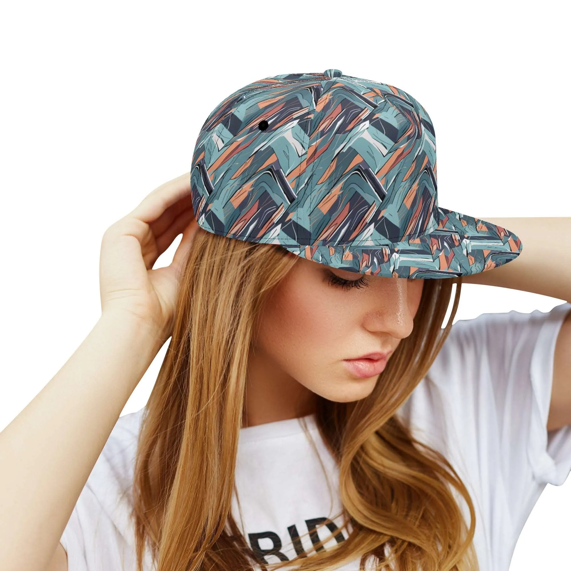 Abstract Breeze Unisex Classic Snapbacks