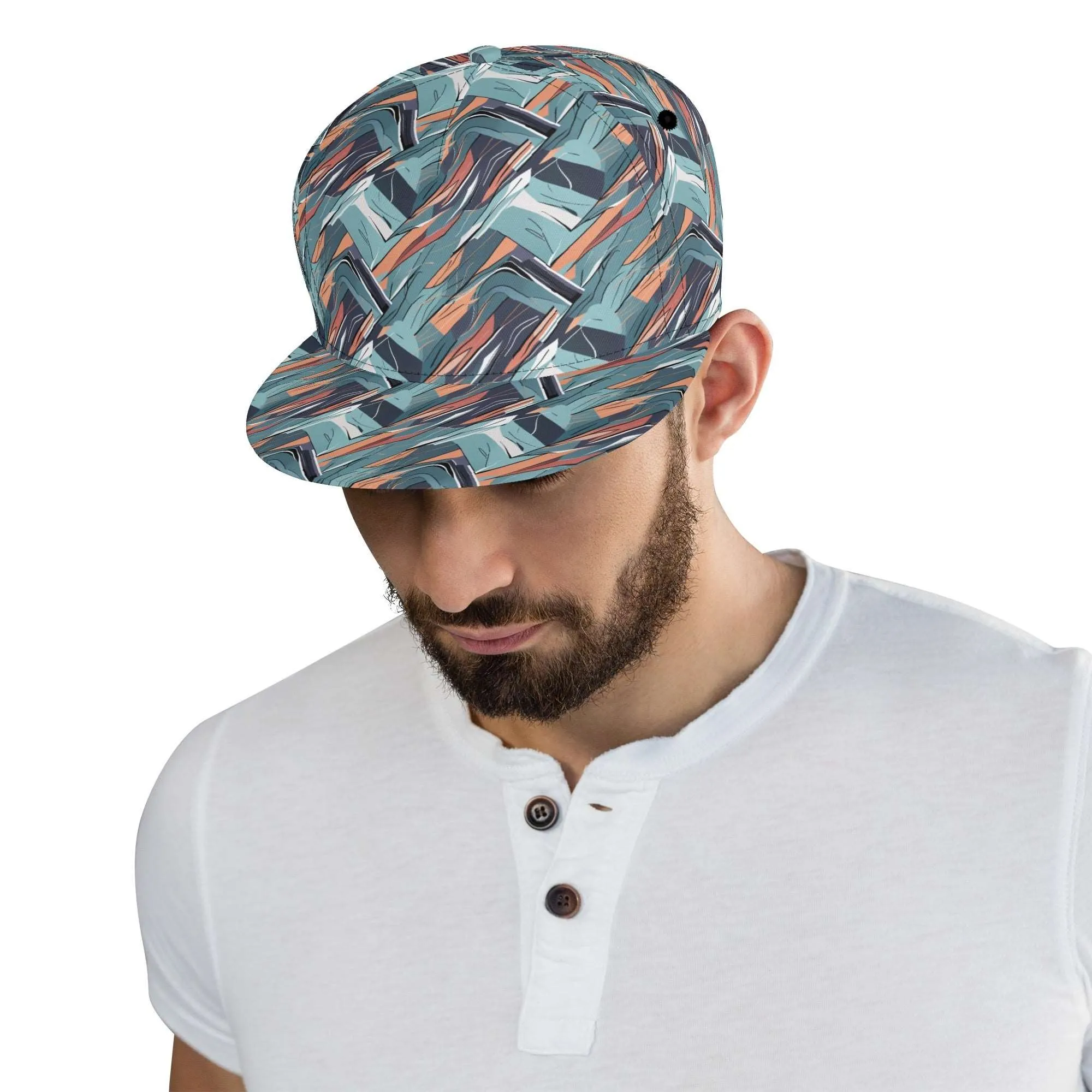 Abstract Breeze Unisex Classic Snapbacks
