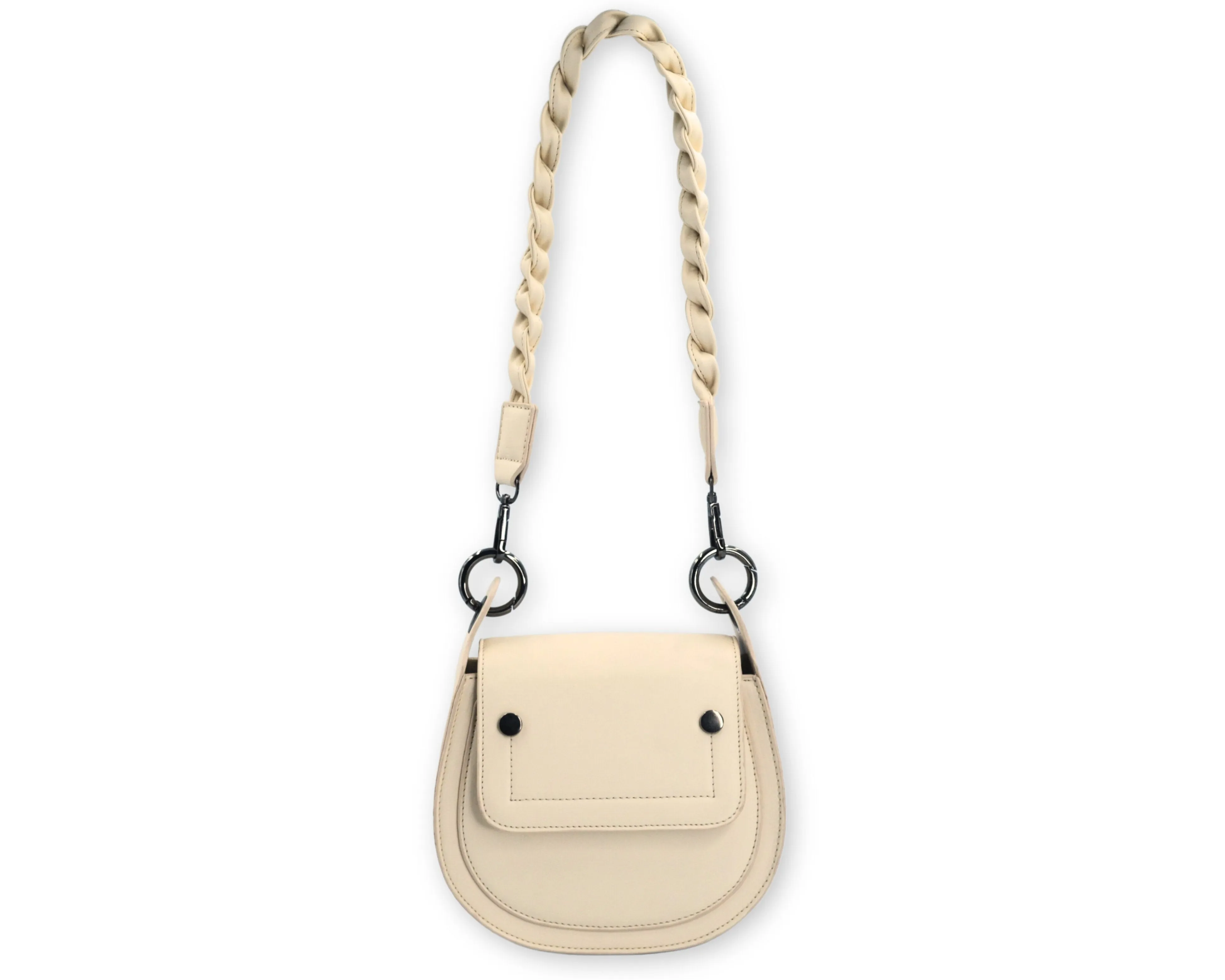 Adriana Cross Body and Shoulder Ladies Bag - Ivory