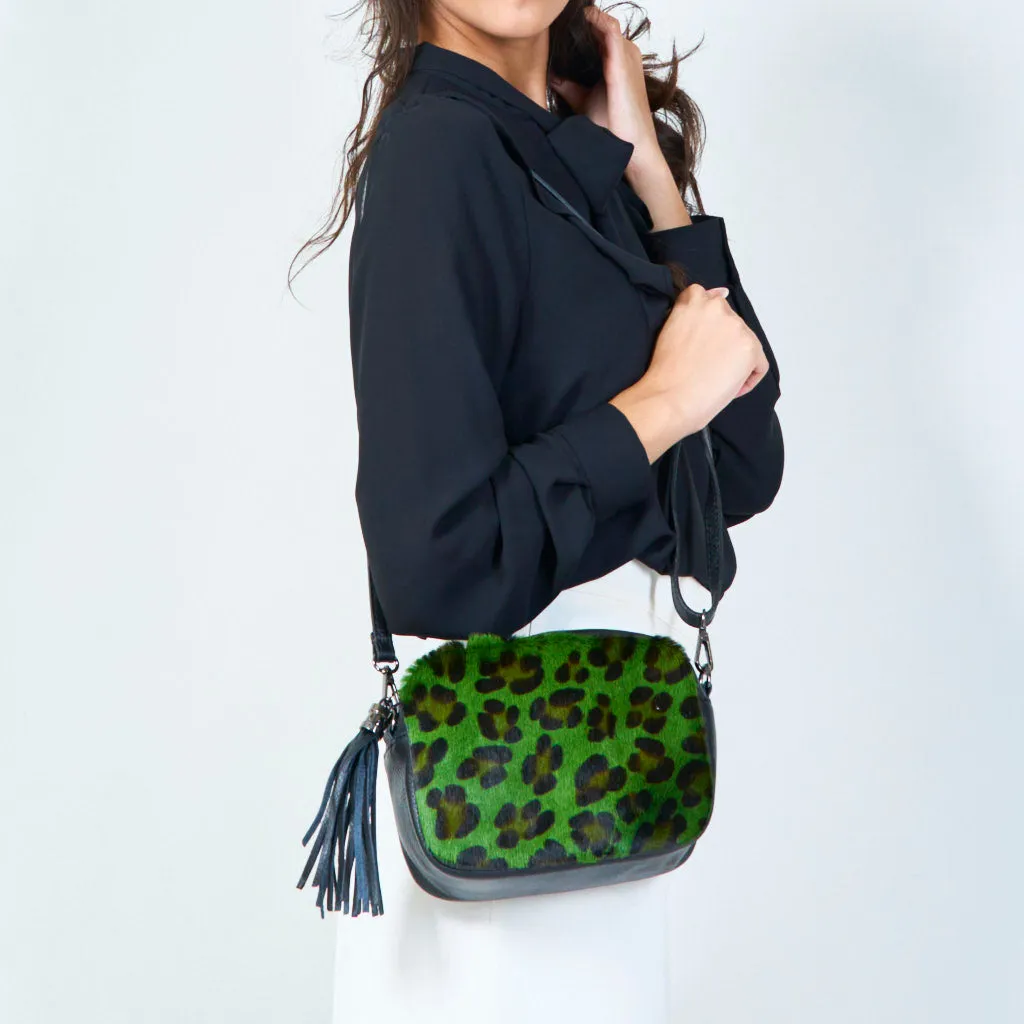 Animal print crossbody bag wholesale