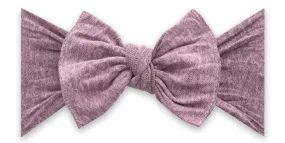 Baby Bling Heathered Blossom Patterned Knot Headband