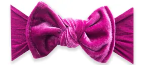 Baby Bling Rouge Velvet Knot Headband