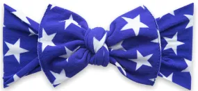 Baby Bling Royal Stars Printed Knot Headband