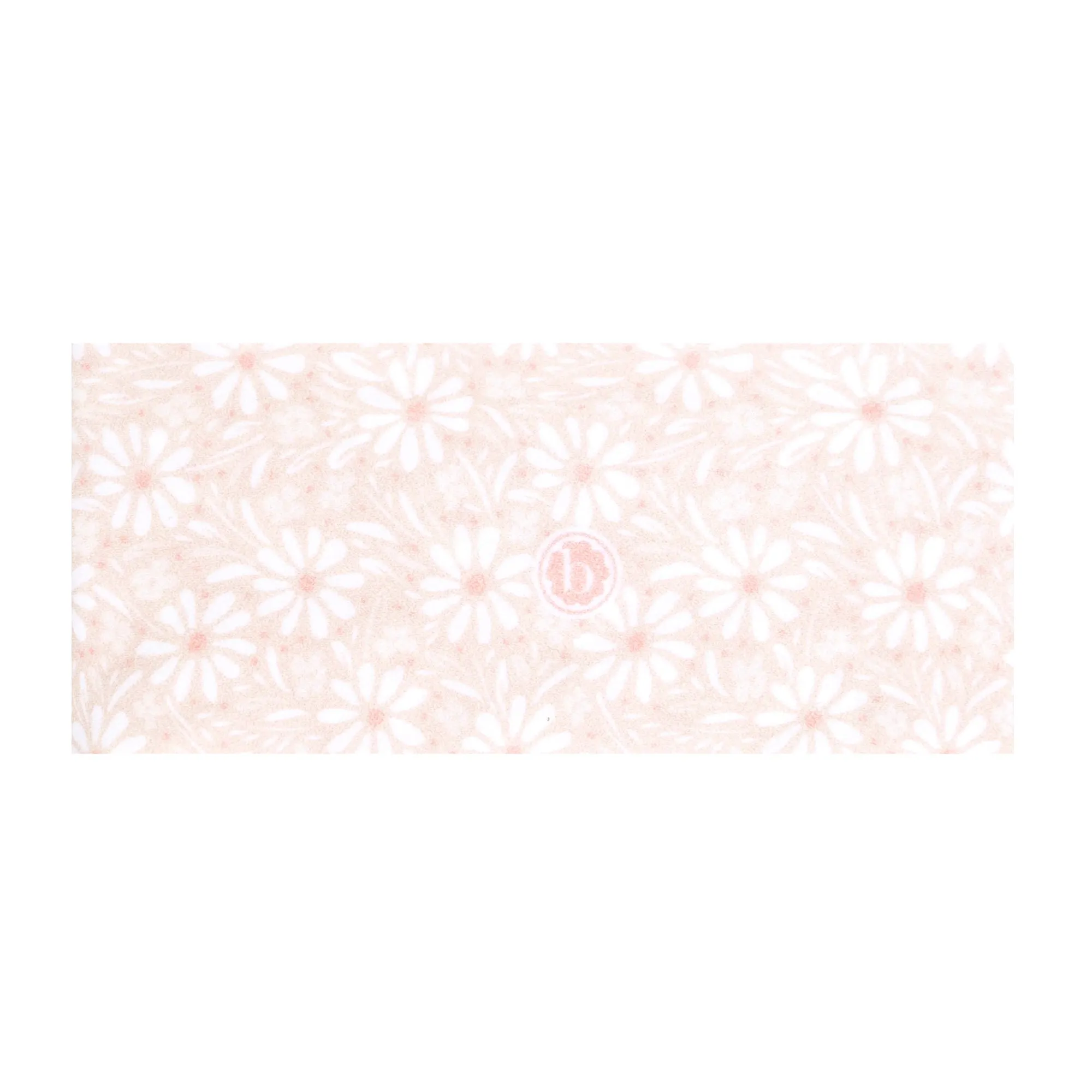 Baby Bling White Daisy Printed Knot Headband