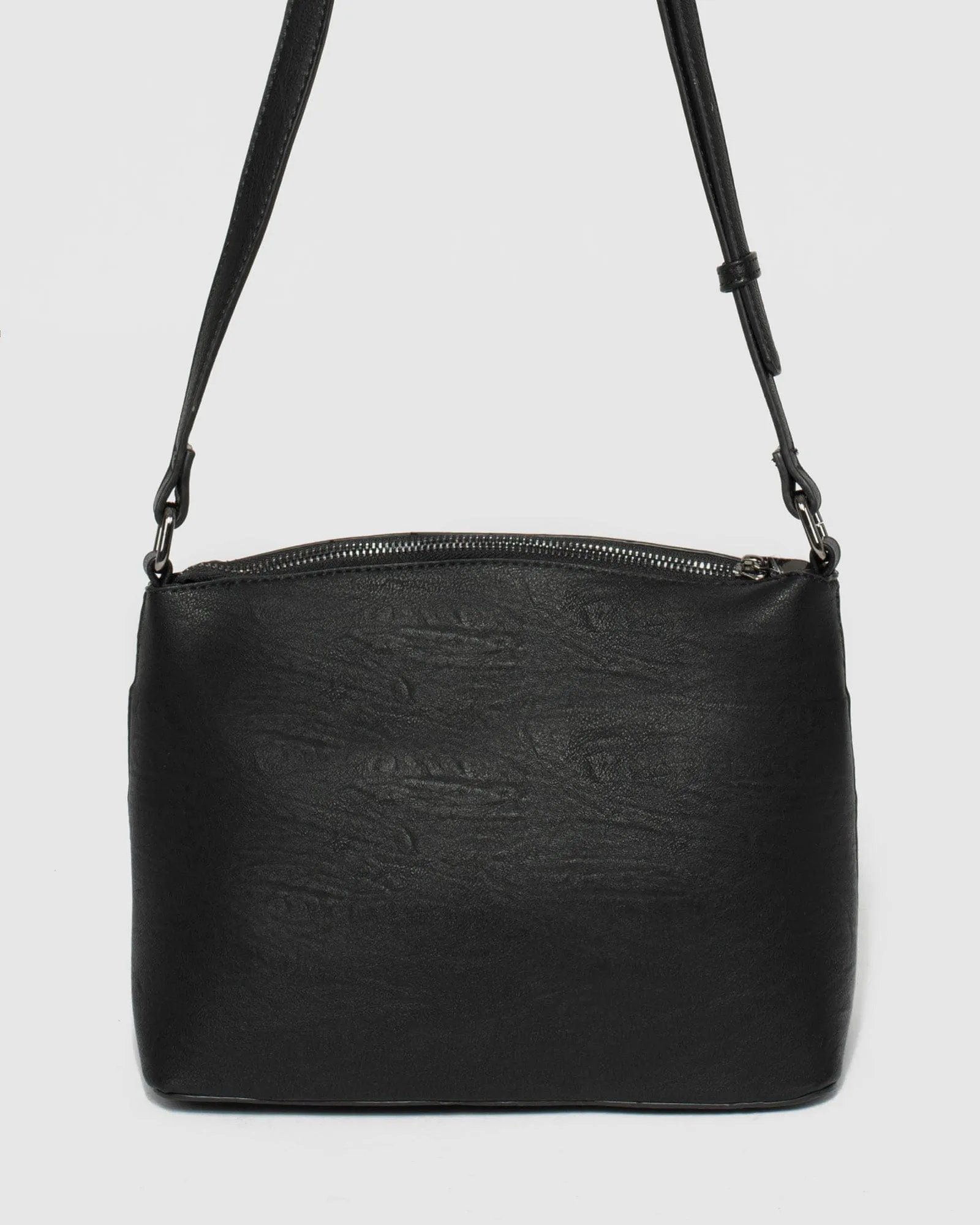 Black Shalise Geo Crossbody Bag