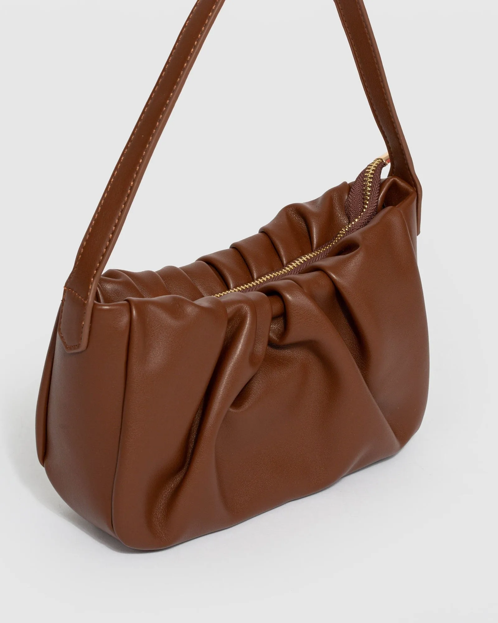 Brown Tilly Baguette Bag