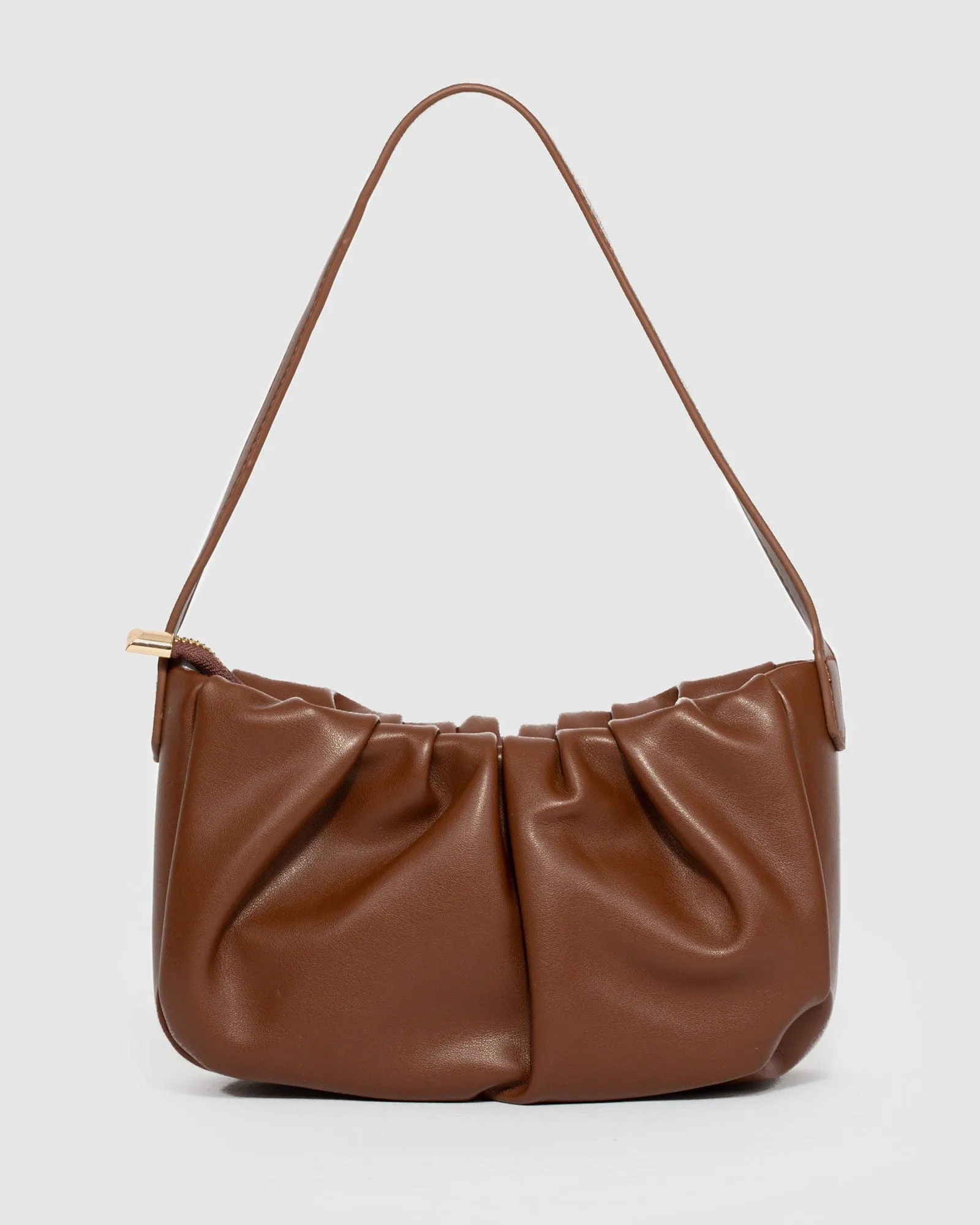 Brown Tilly Baguette Bag