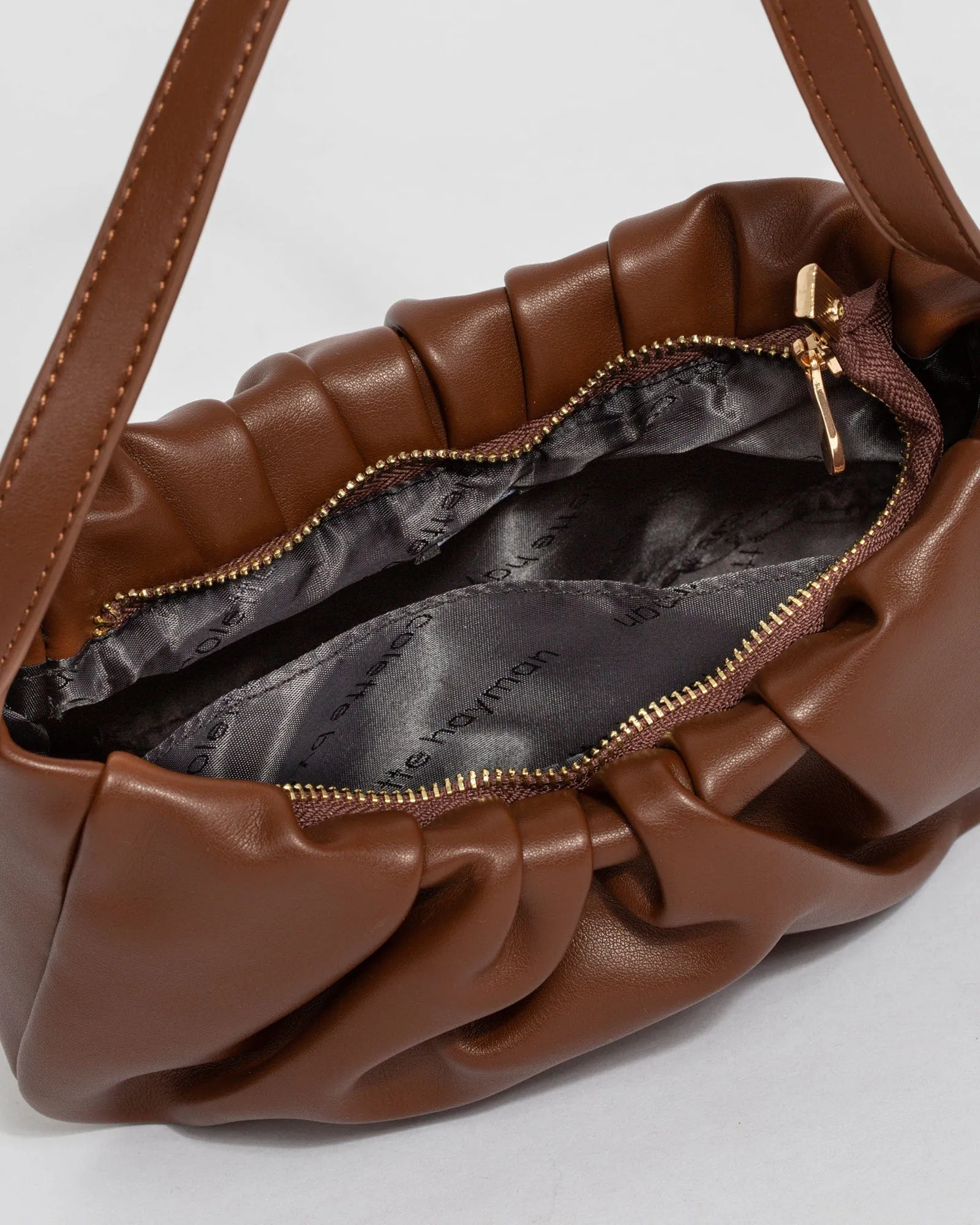 Brown Tilly Baguette Bag
