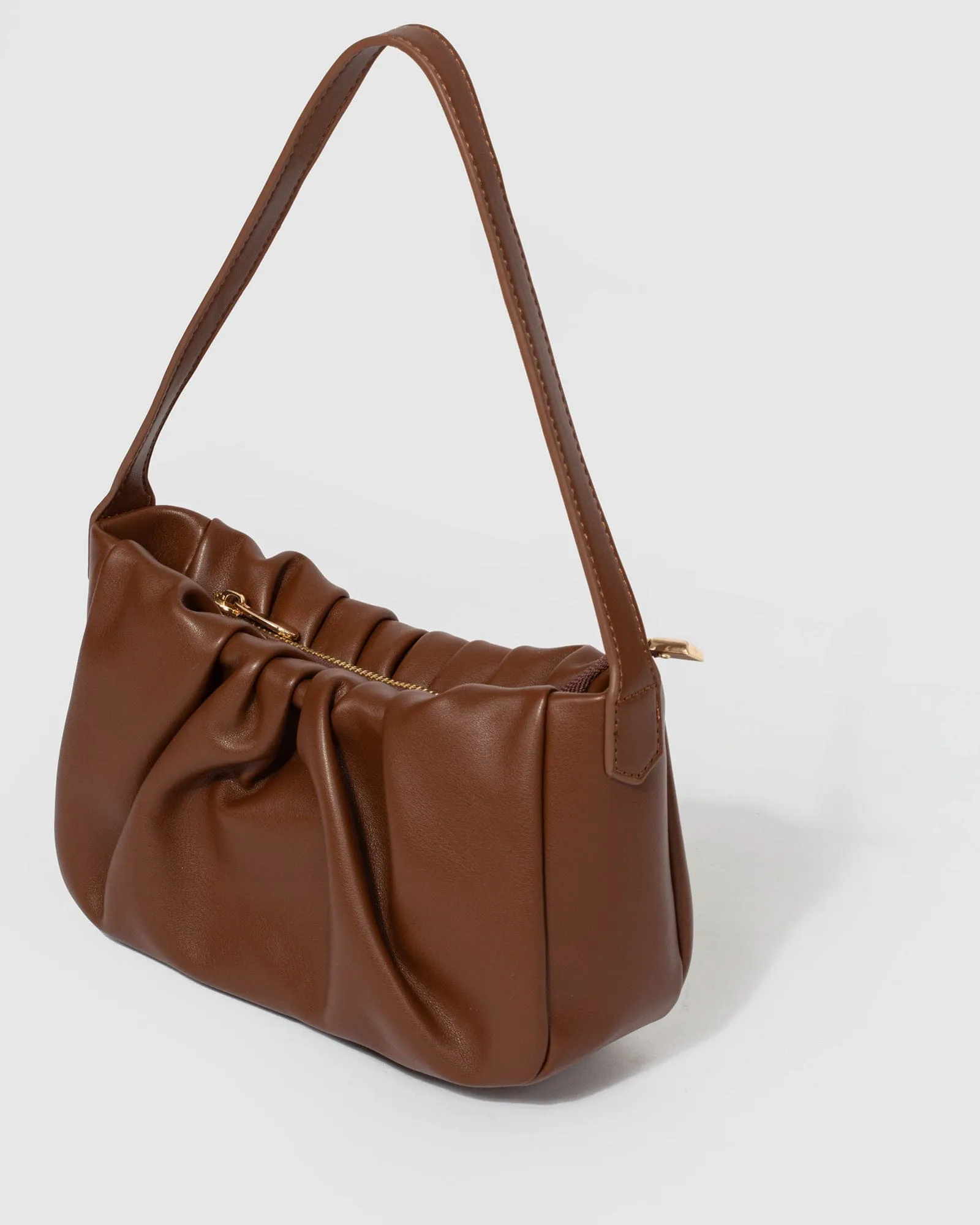 Brown Tilly Baguette Bag