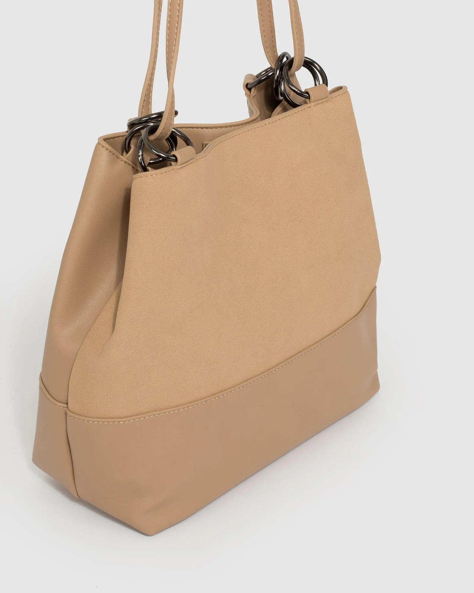 Caramel Scarlett Slouch Tote Bag