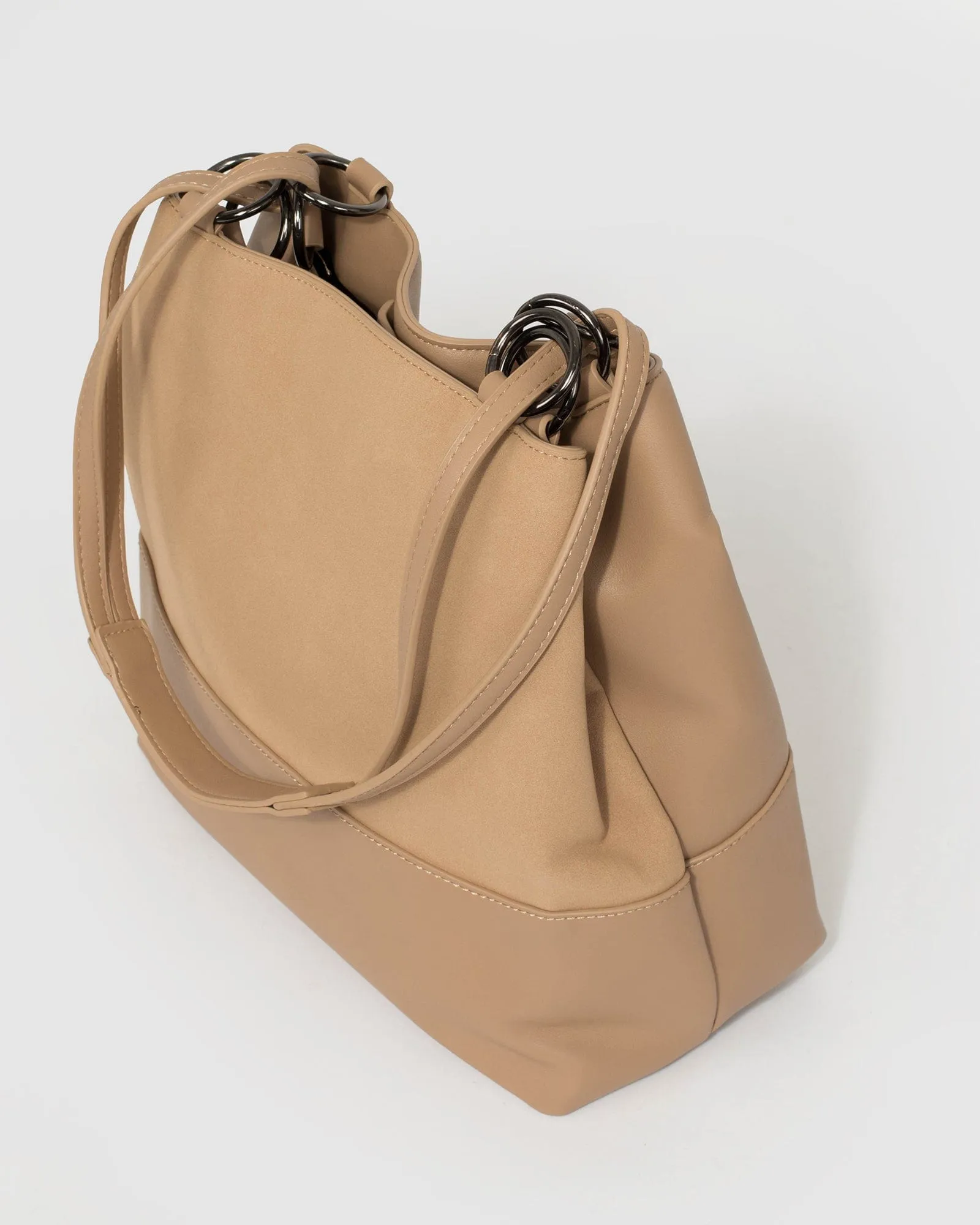 Caramel Scarlett Slouch Tote Bag