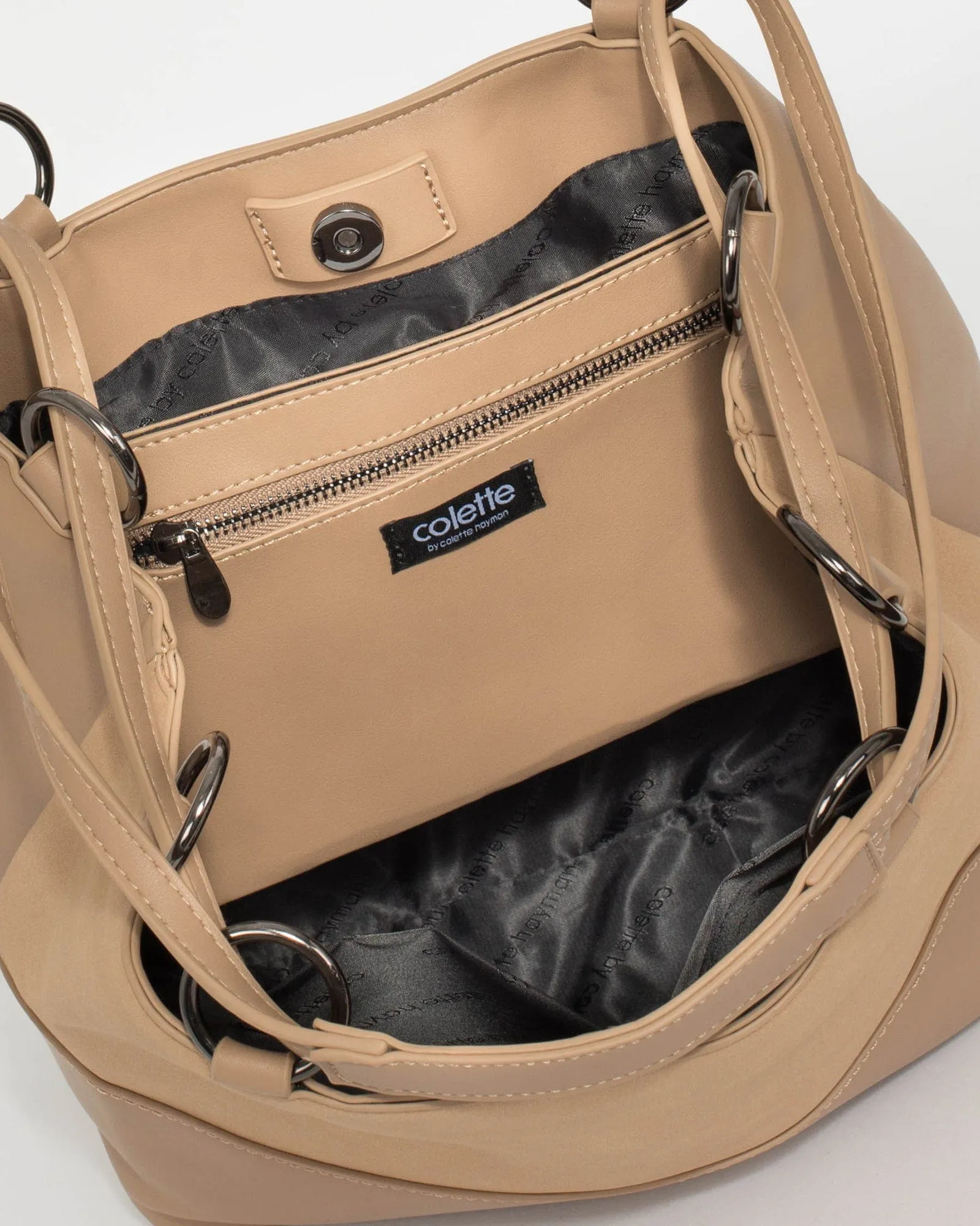 Caramel Scarlett Slouch Tote Bag