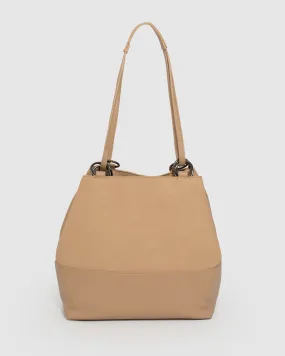 Caramel Scarlett Slouch Tote Bag