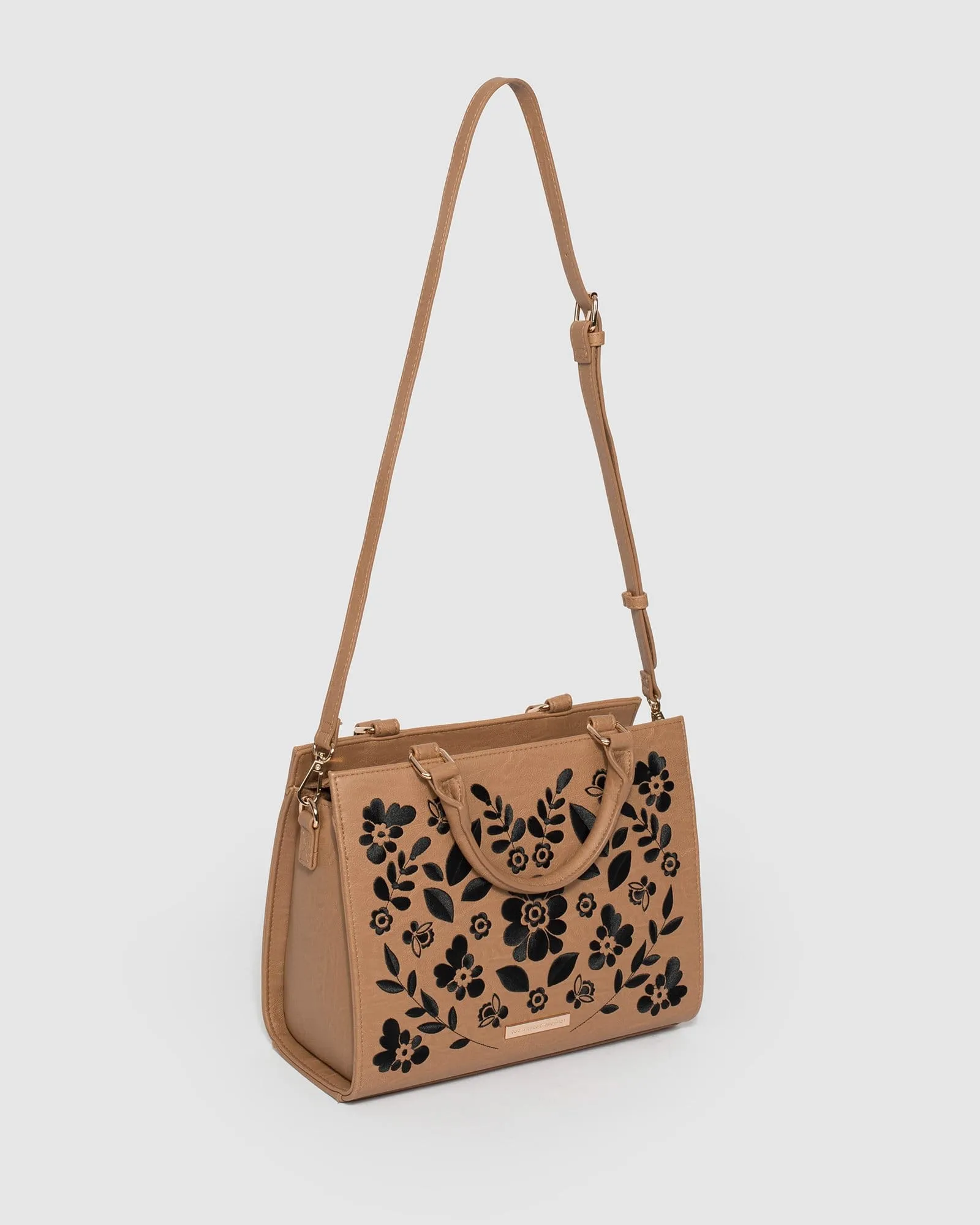 Caramel Stephanie Blossom Tote Bag