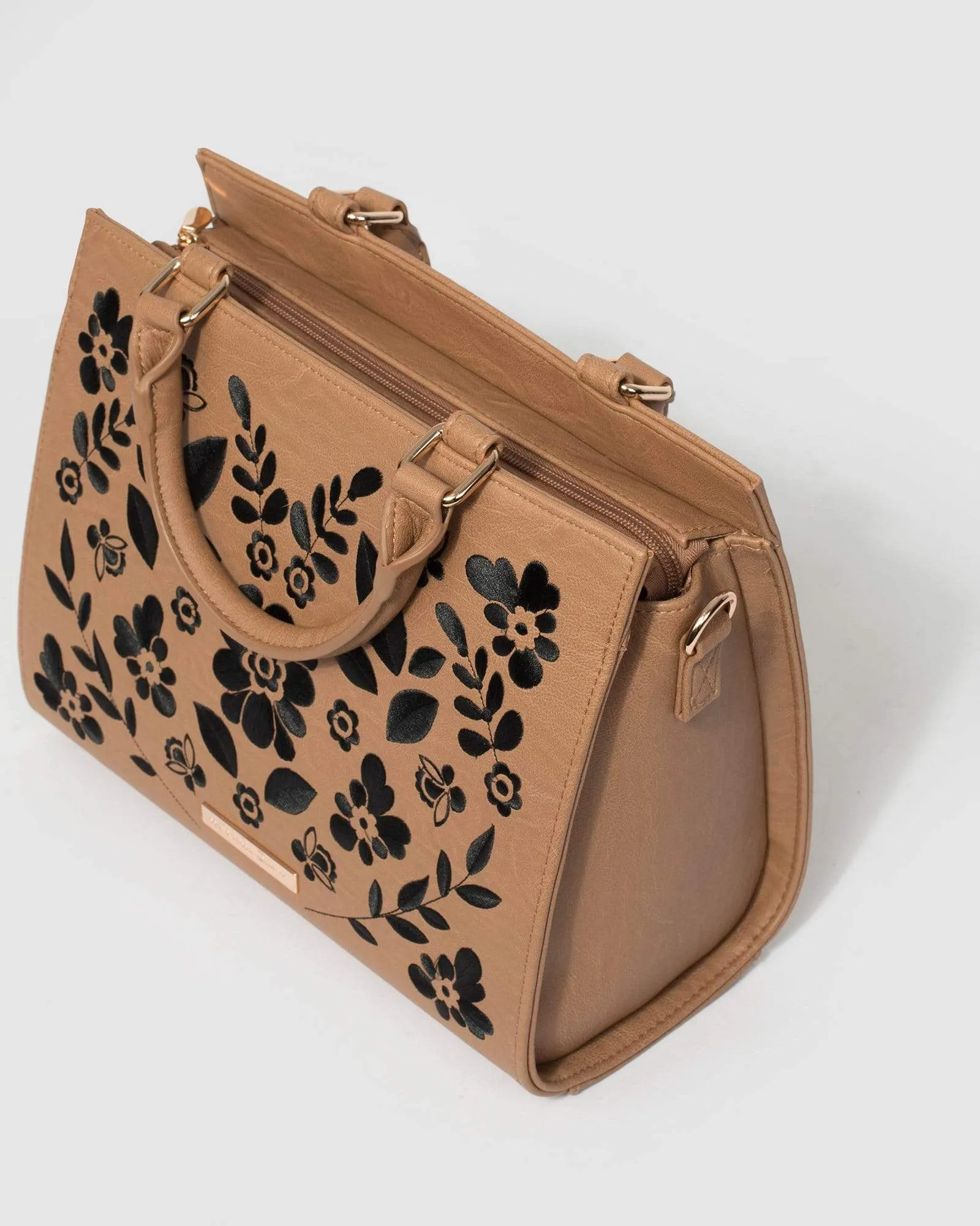 Caramel Stephanie Blossom Tote Bag
