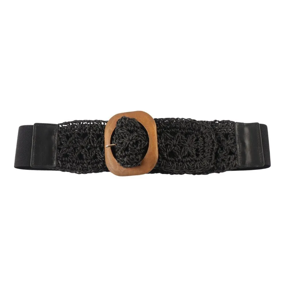 Elastic Macrame Crochet Belt Collection