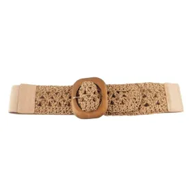 Elastic Macrame Crochet Belt Collection