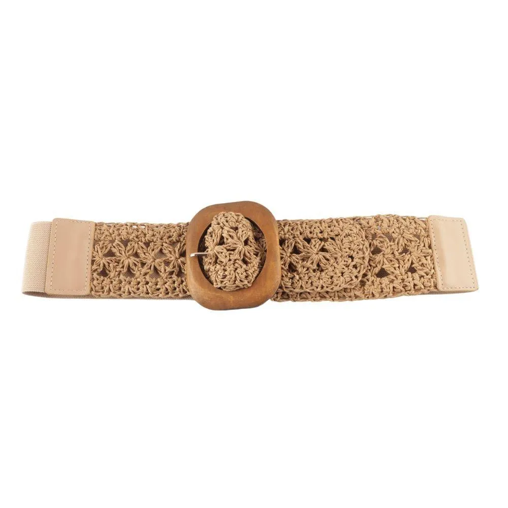 Elastic Macrame Crochet Belt Collection