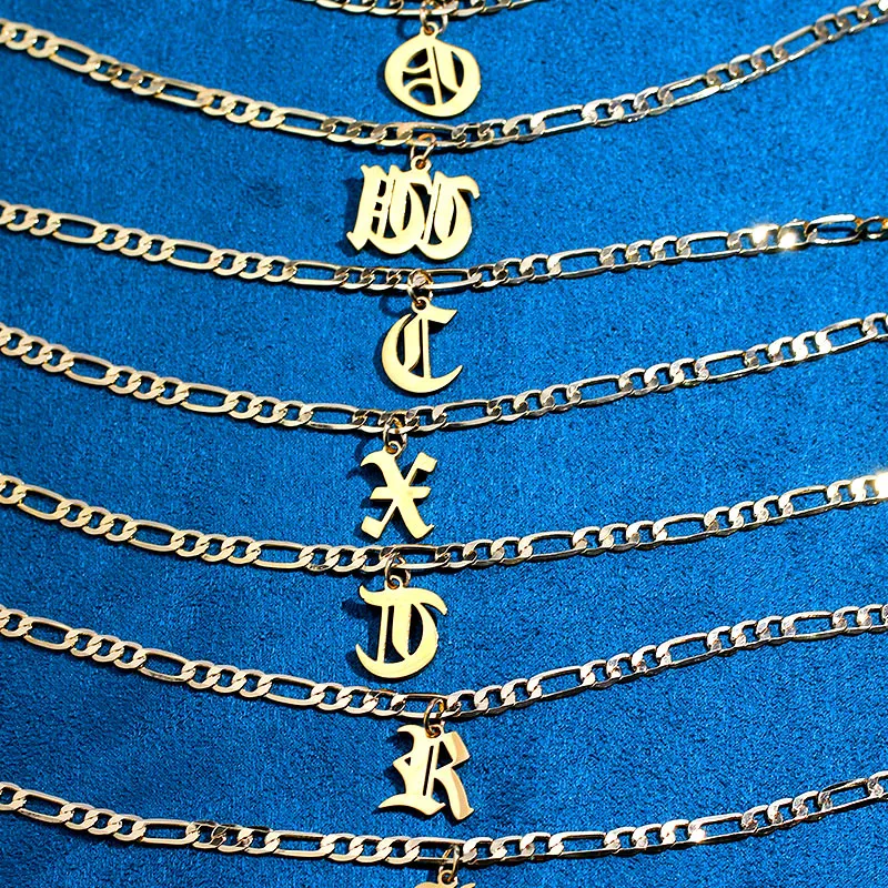 Flatfoosie A-Z Letter Initial Anklets Bracelet For Women Gold Color Alphabet Anklet Boho Summer Beach Barefoot Foot Jewelry Gift