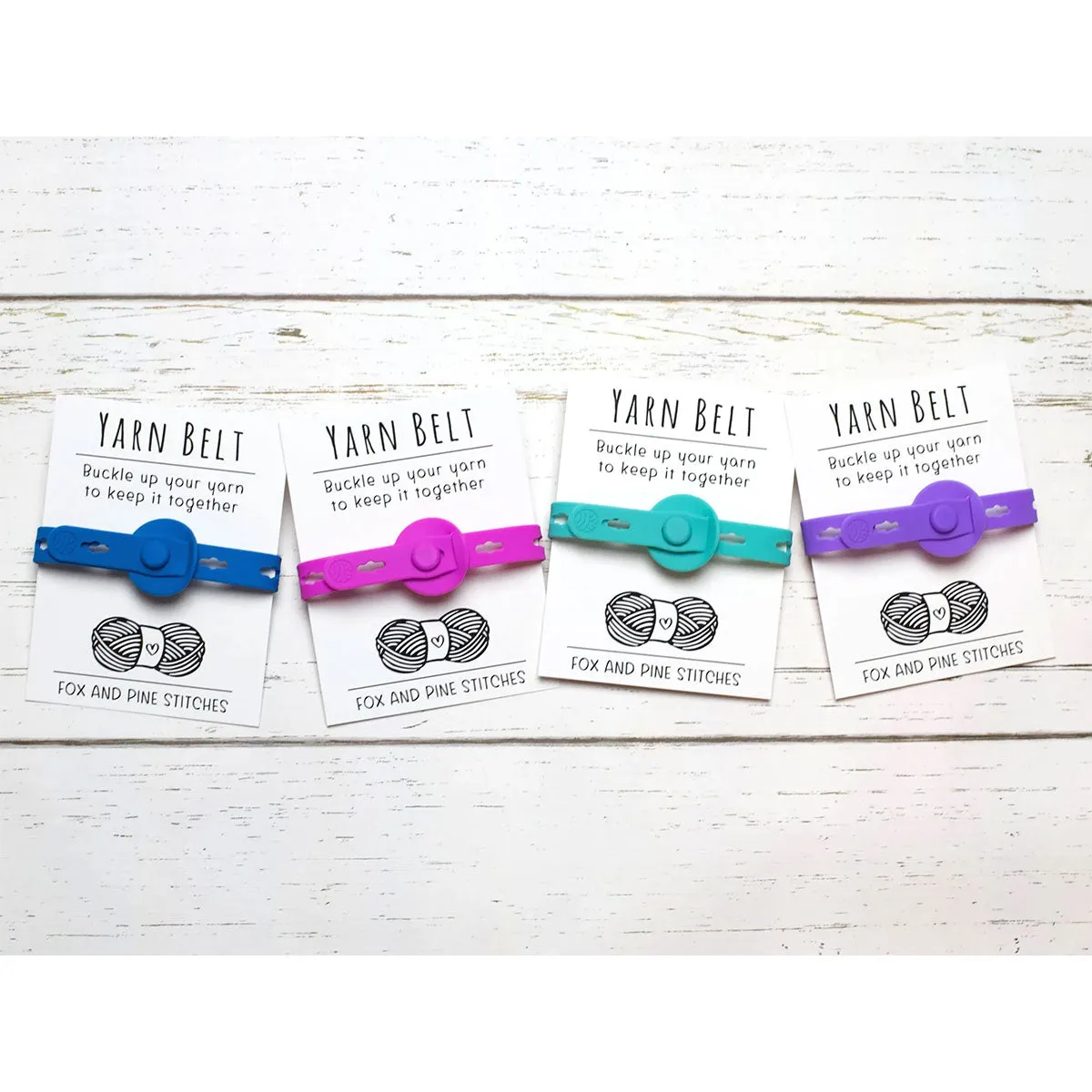 Fox & Pine Stitches Yarn Belts - Teal