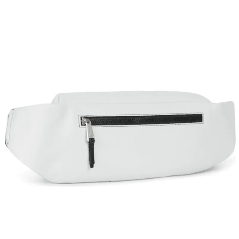 Furla Unisex Technical Slim Belt Bag - Crystal White