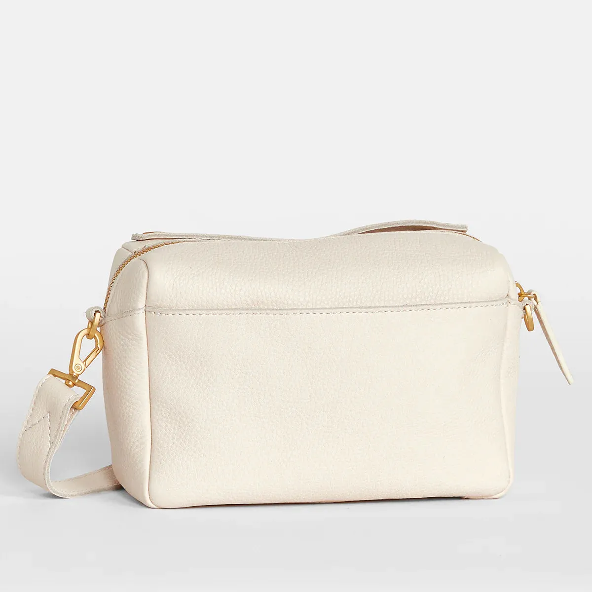 Hammitt Evan Crossbody - Calla Lily White/Brushed Gold