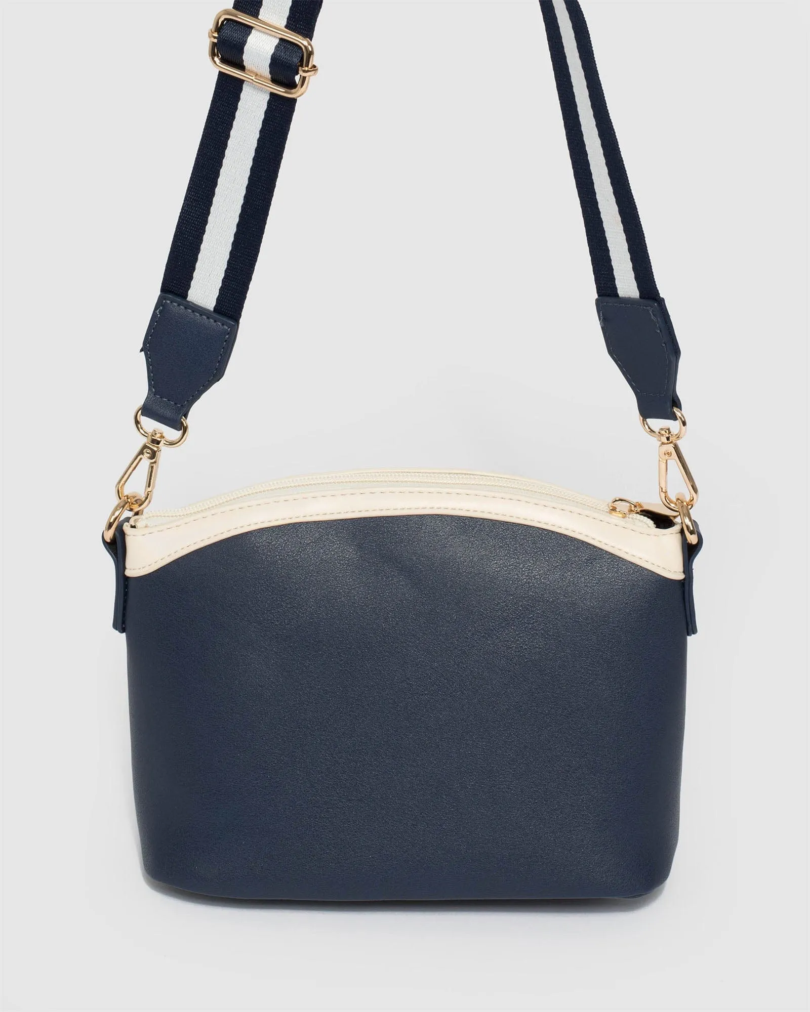 Kai Webbing Navy Crossbody Bag