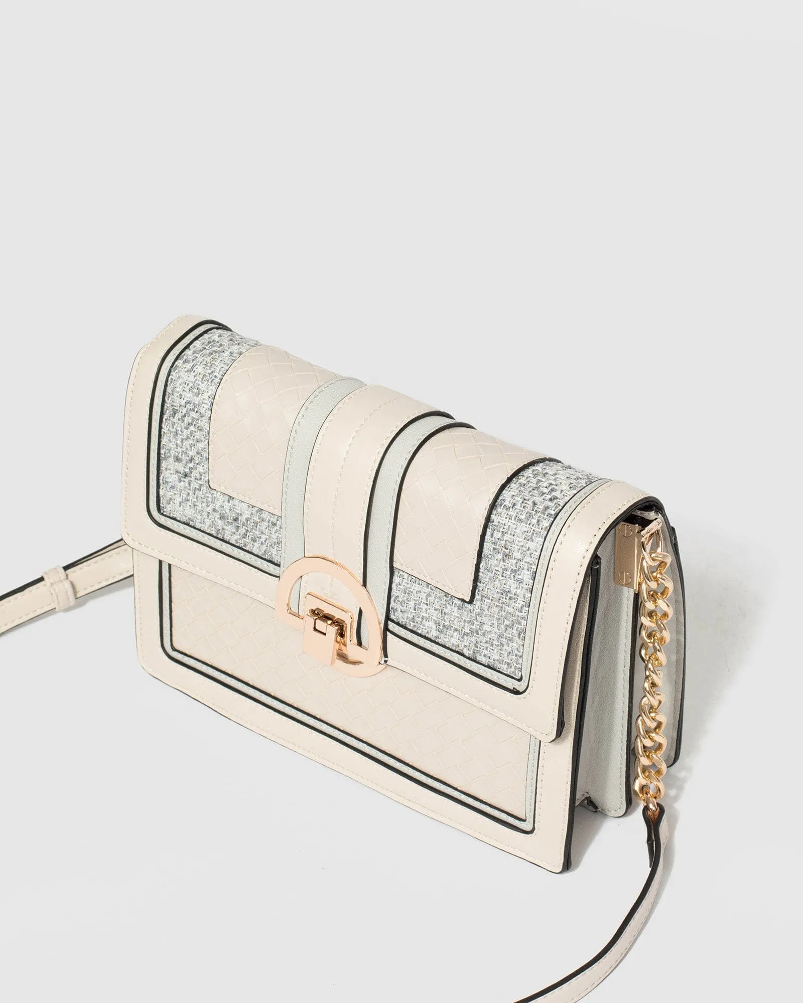 Multi Colour Orsola Lock Crossbody Bag