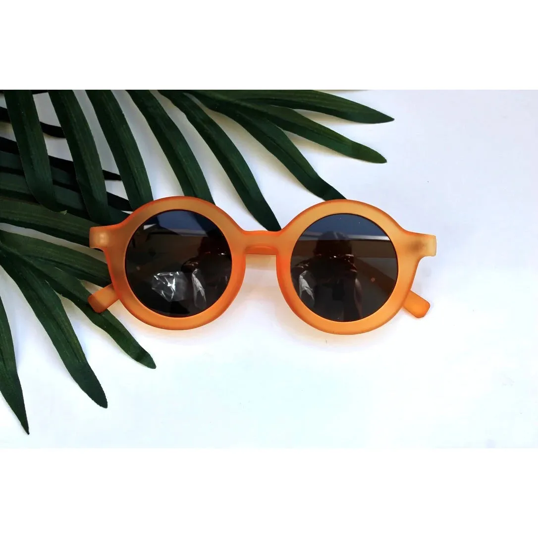 My Little Sunnies Round Retro Sunglasses Light Tangerine Matte