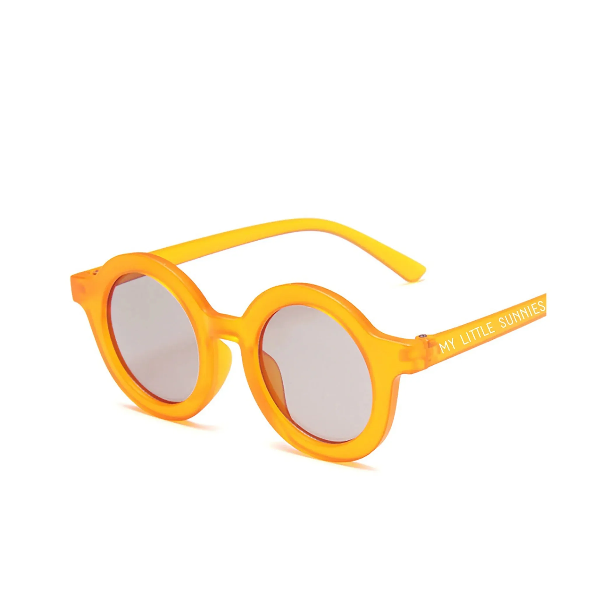 My Little Sunnies Round Retro Sunglasses Light Tangerine Matte