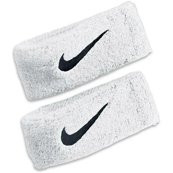 Nike Swoosh Bicep Bands-White