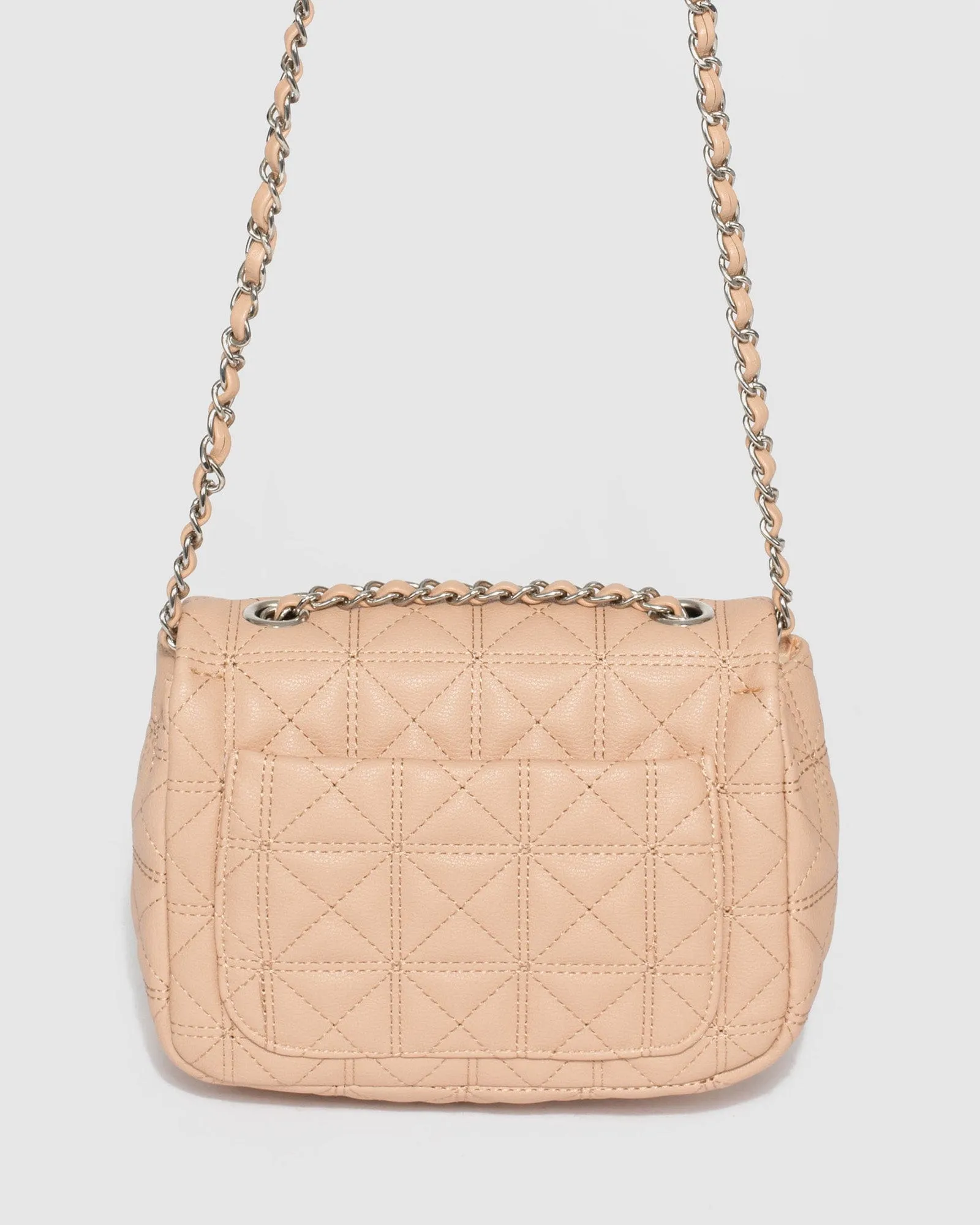 Nude Mia Quilted Crossbody Bag