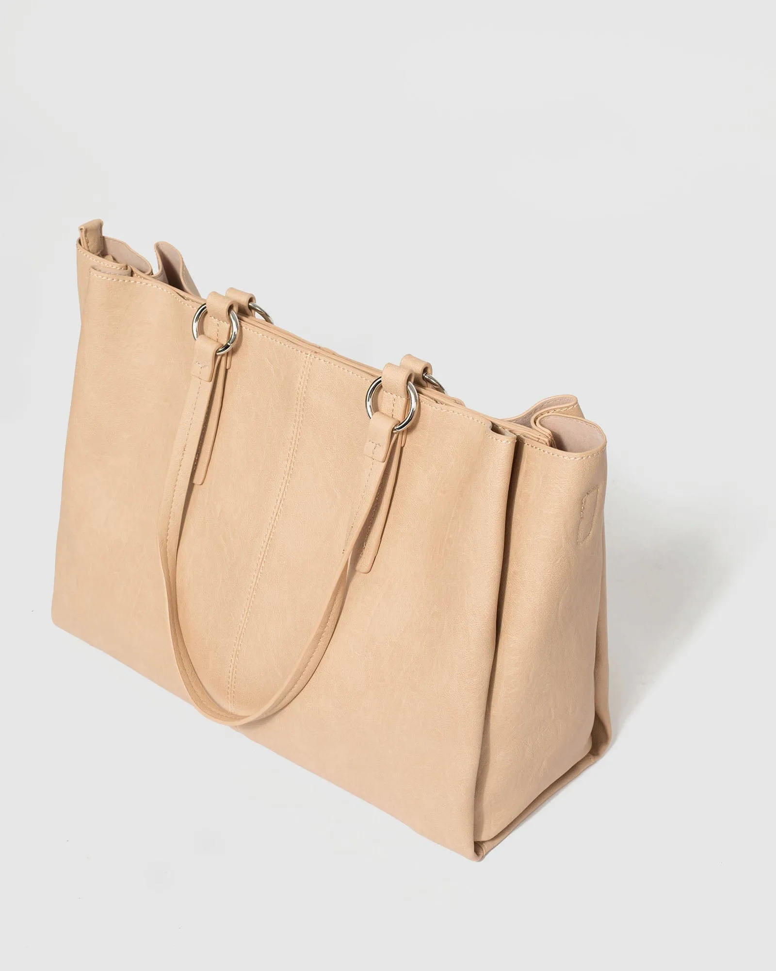 Nude Stacey Ring Tote Bag