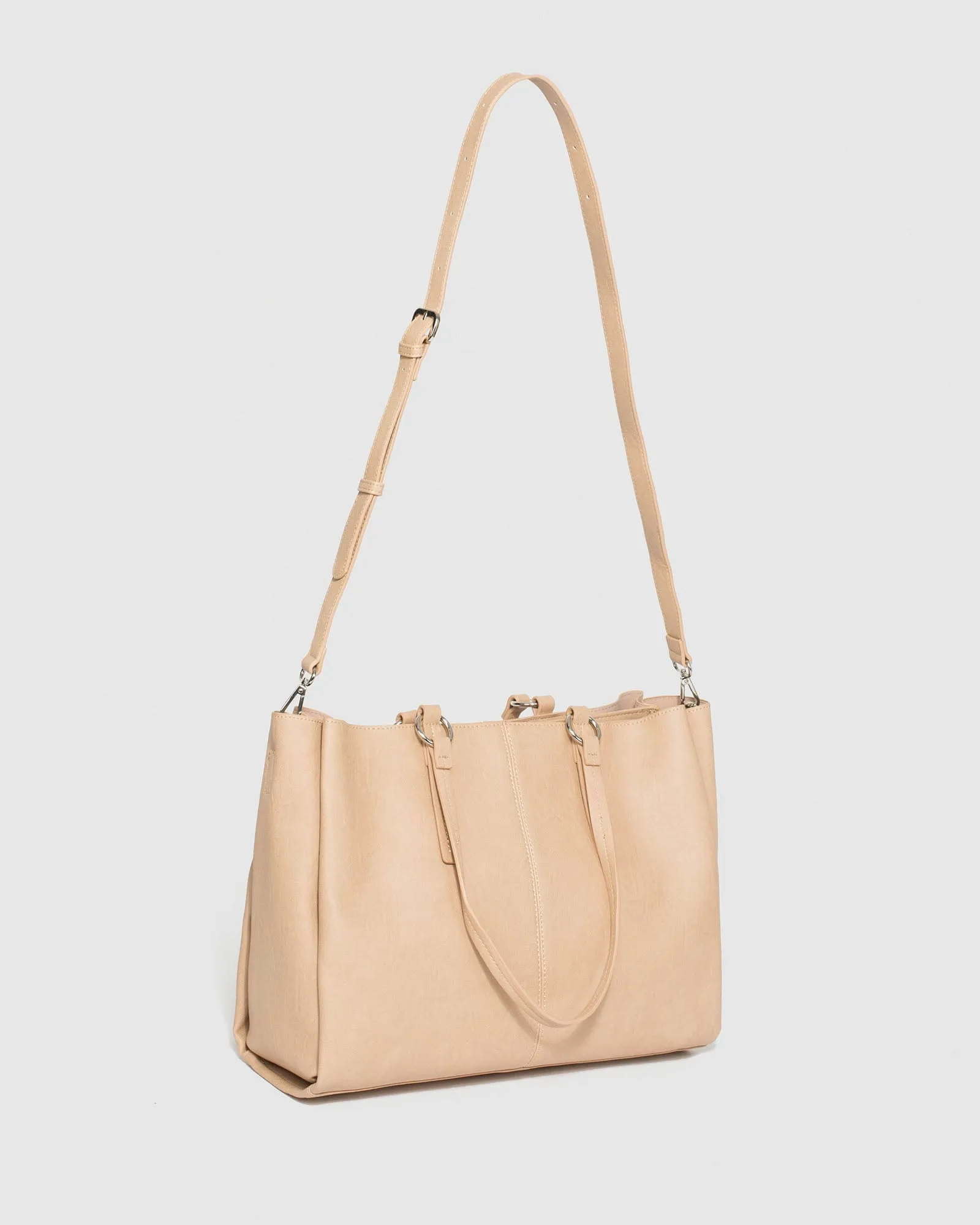 Nude Stacey Ring Tote Bag
