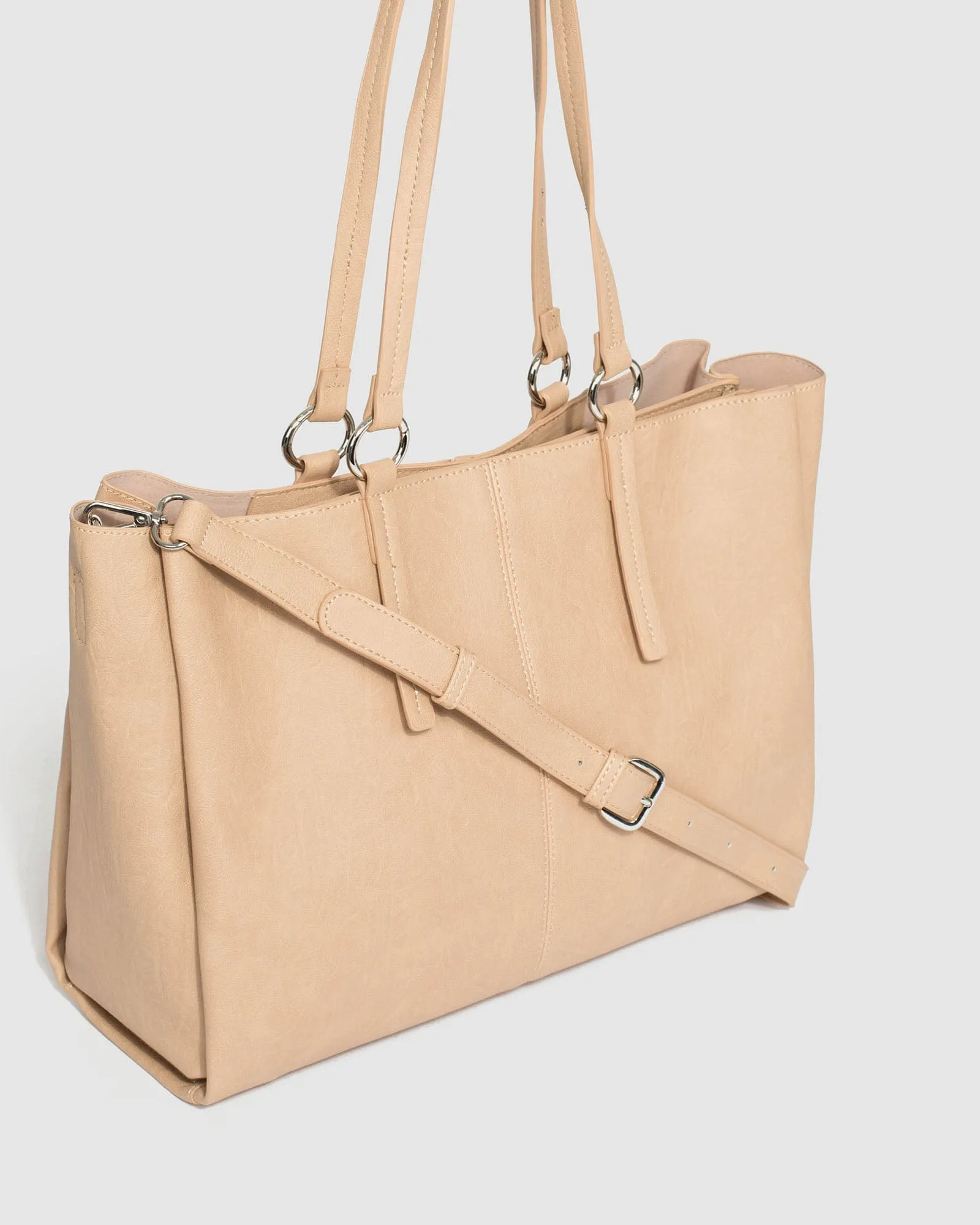 Nude Stacey Ring Tote Bag