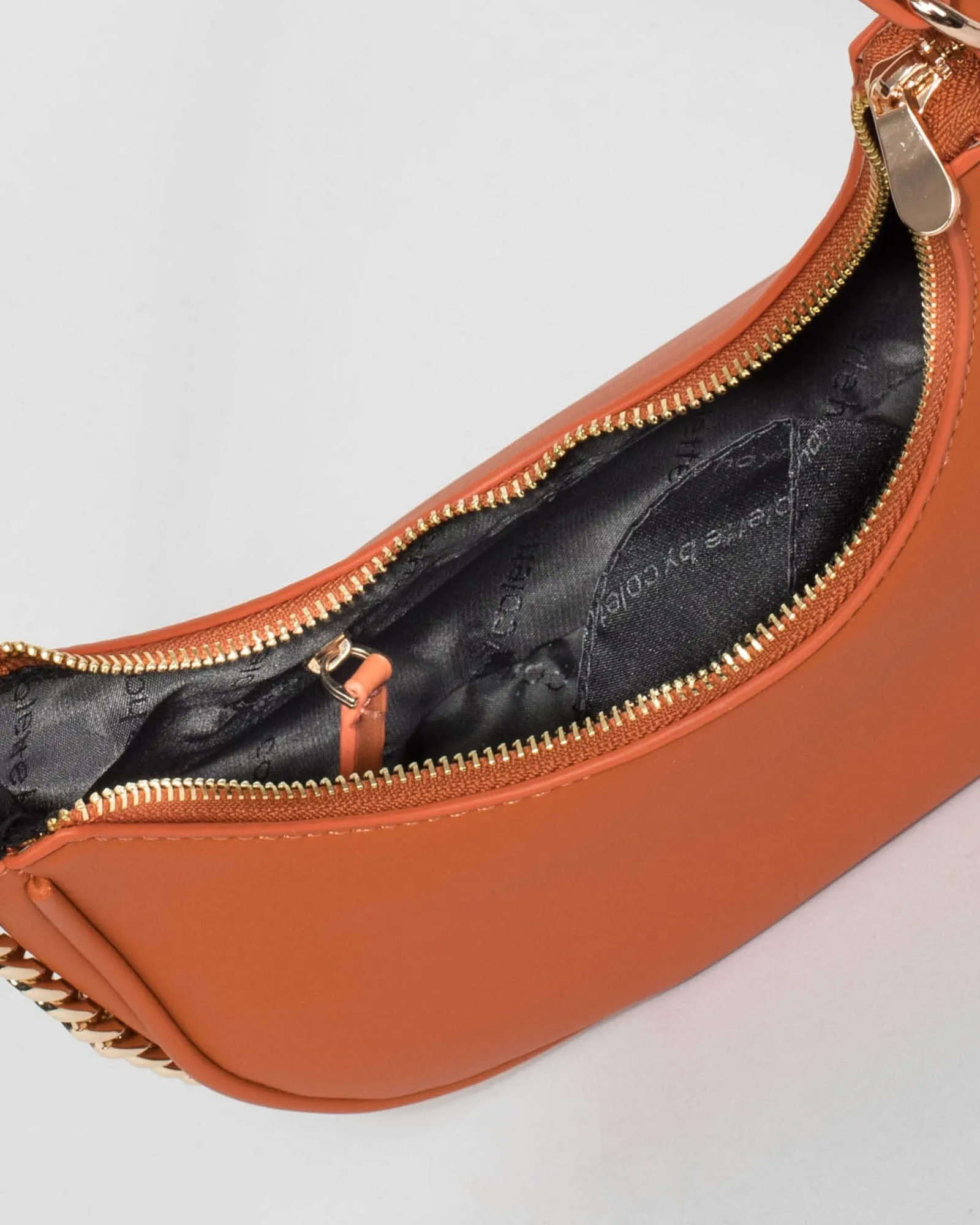 Orange Jasmin Baguette Bag