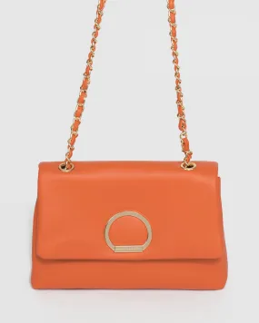 Orange Malia Crossbody Bag
