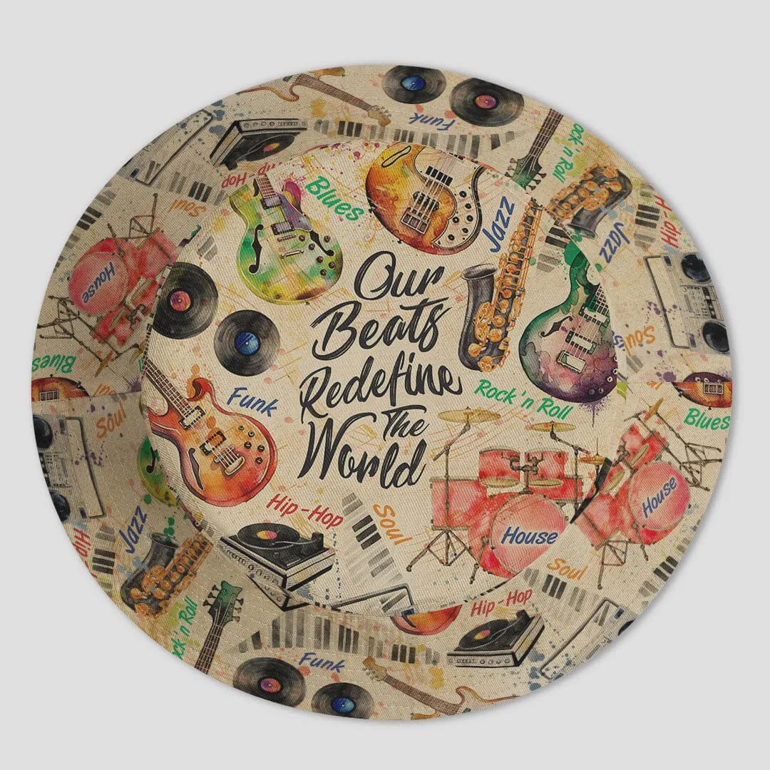 Our Beats Redefine The World Bucket Hat