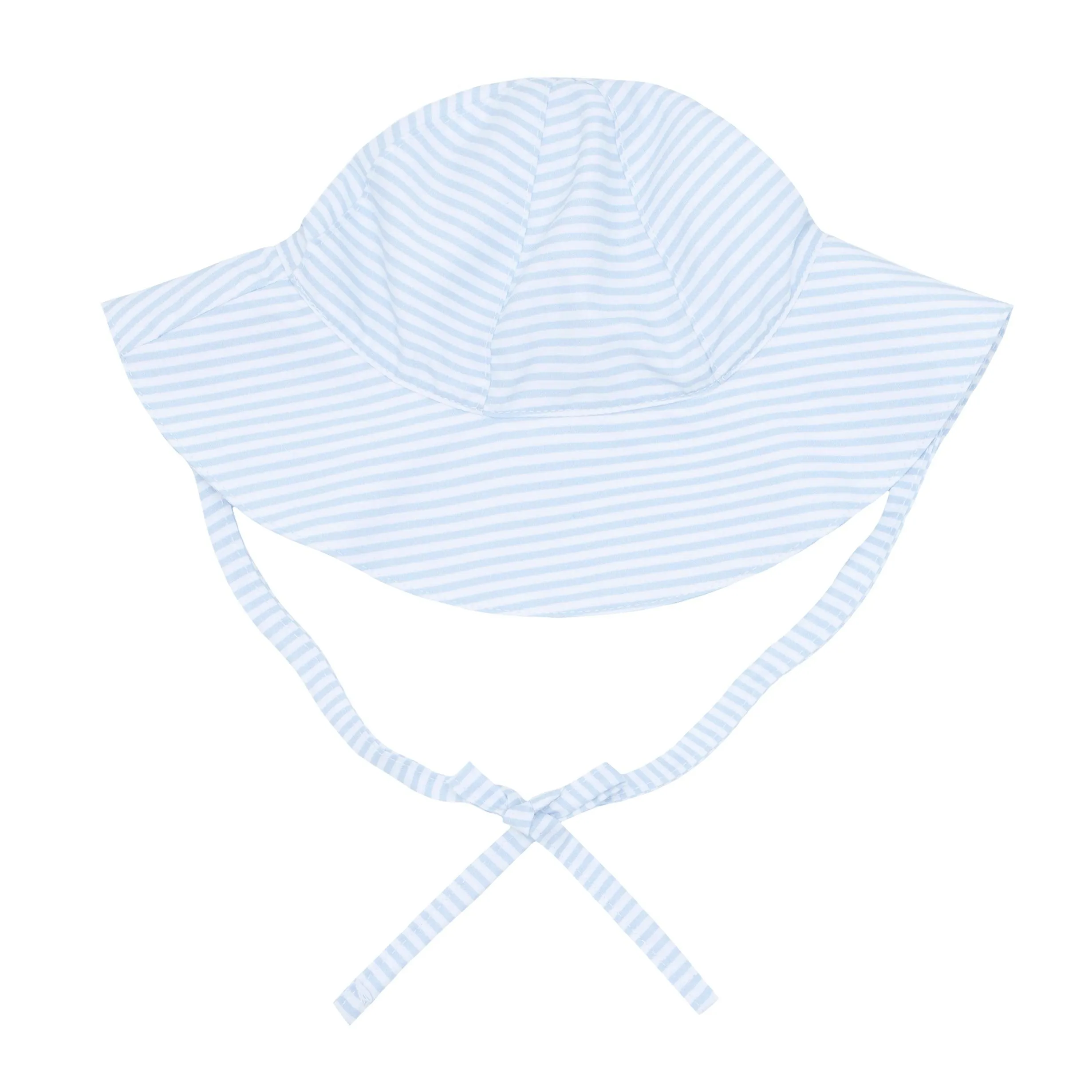 powder blue stripe sun hat
