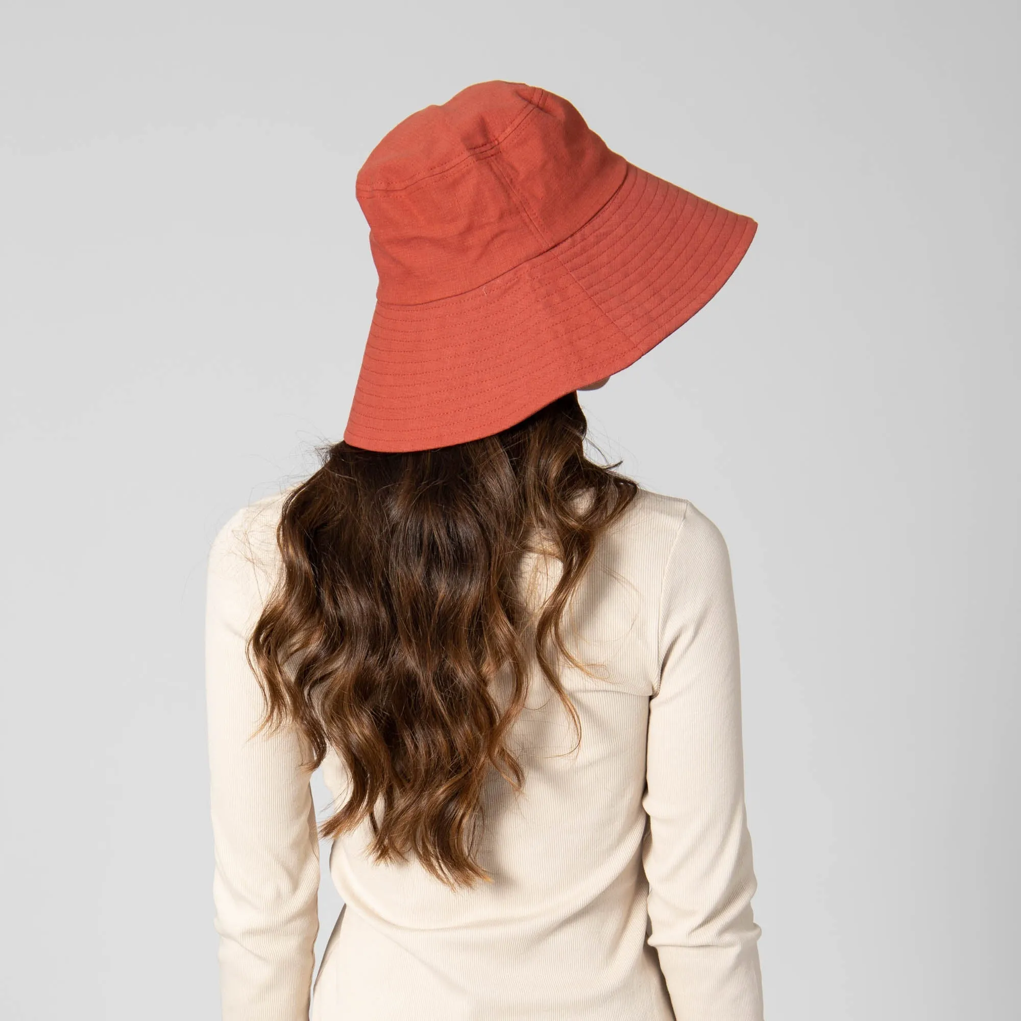 Serenity - Cut and Sew Bucket with Ribbon Ties