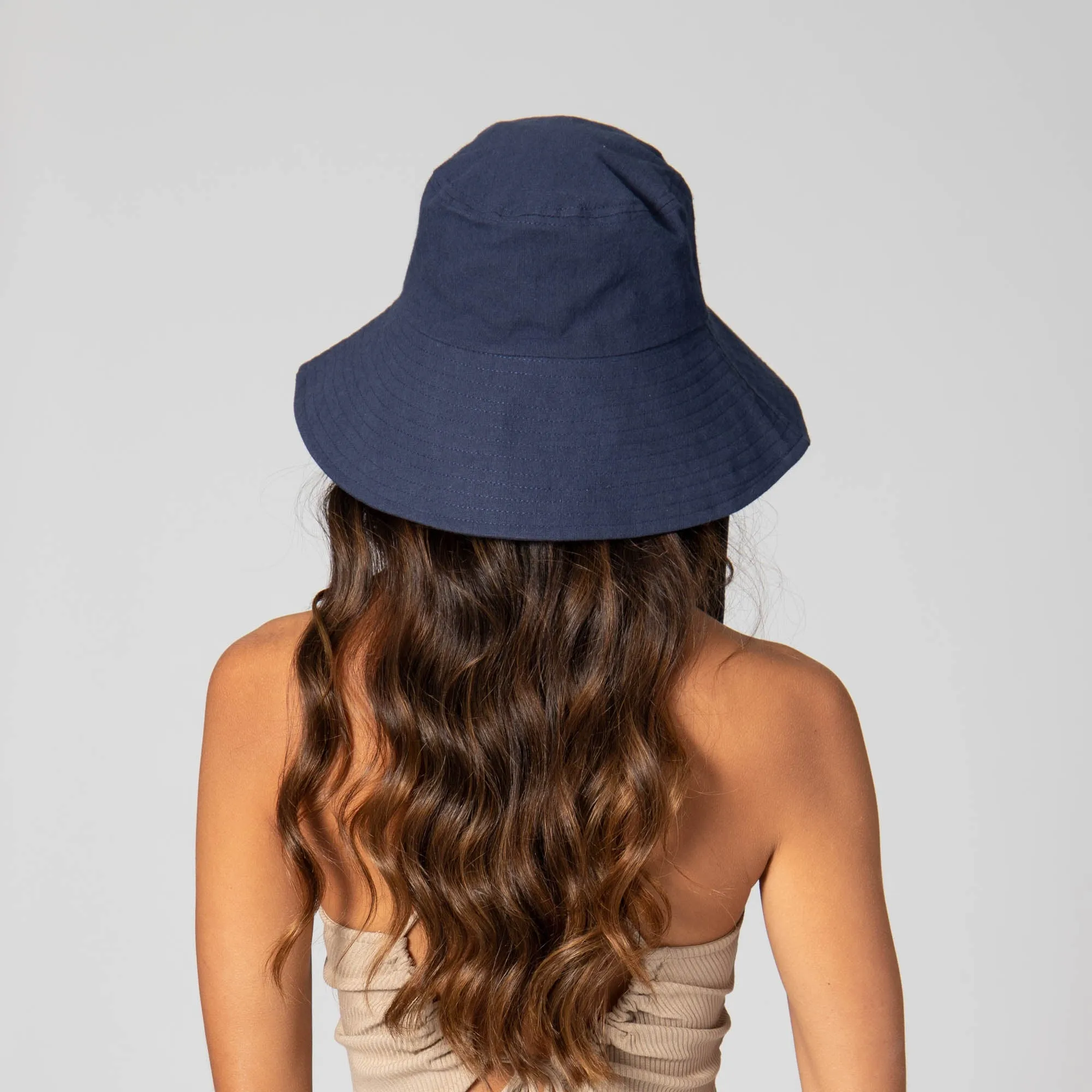 Serenity - Cut and Sew Bucket with Ribbon Ties