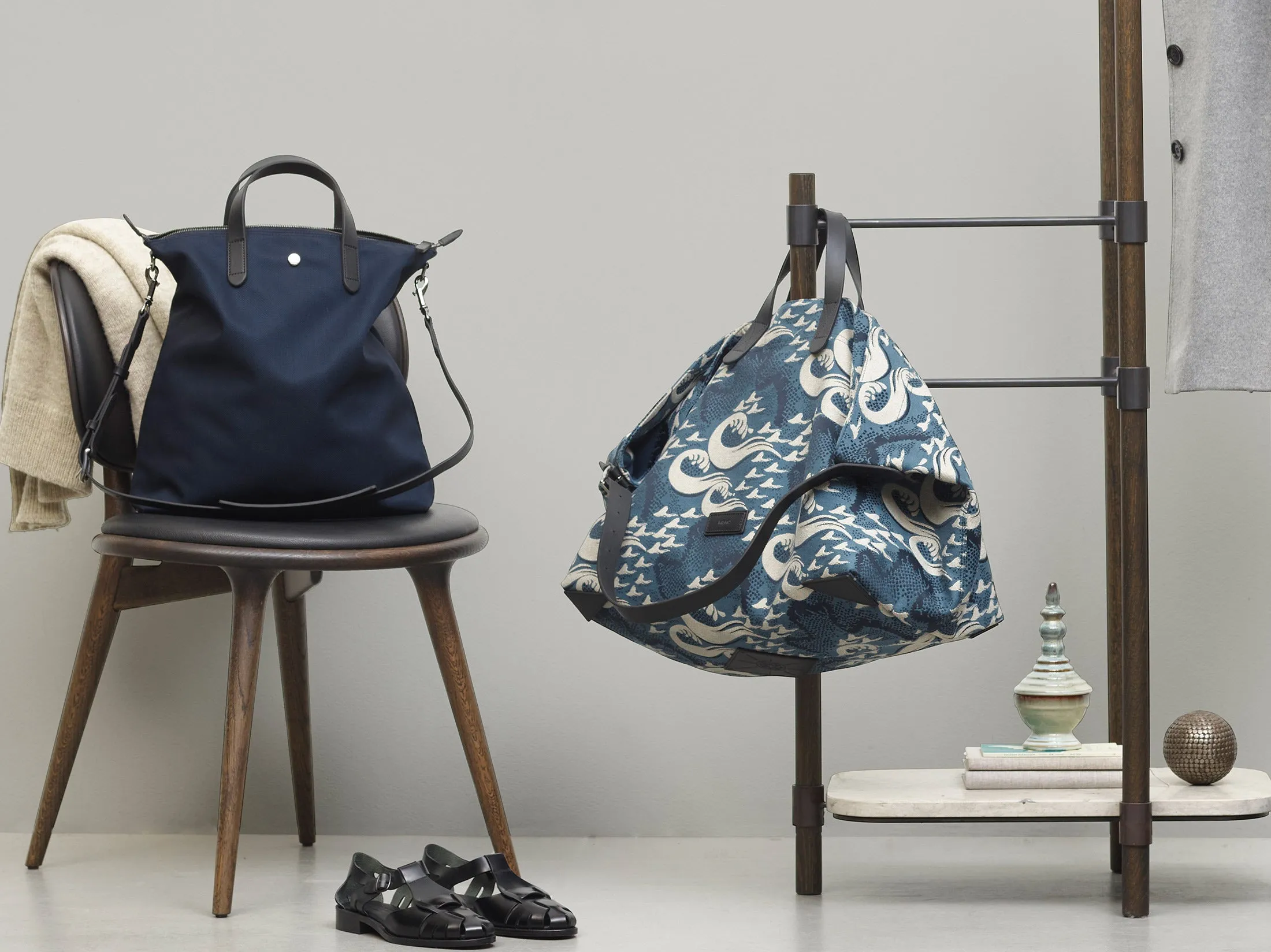 Shopper, Leather - Tabac/Cuoio