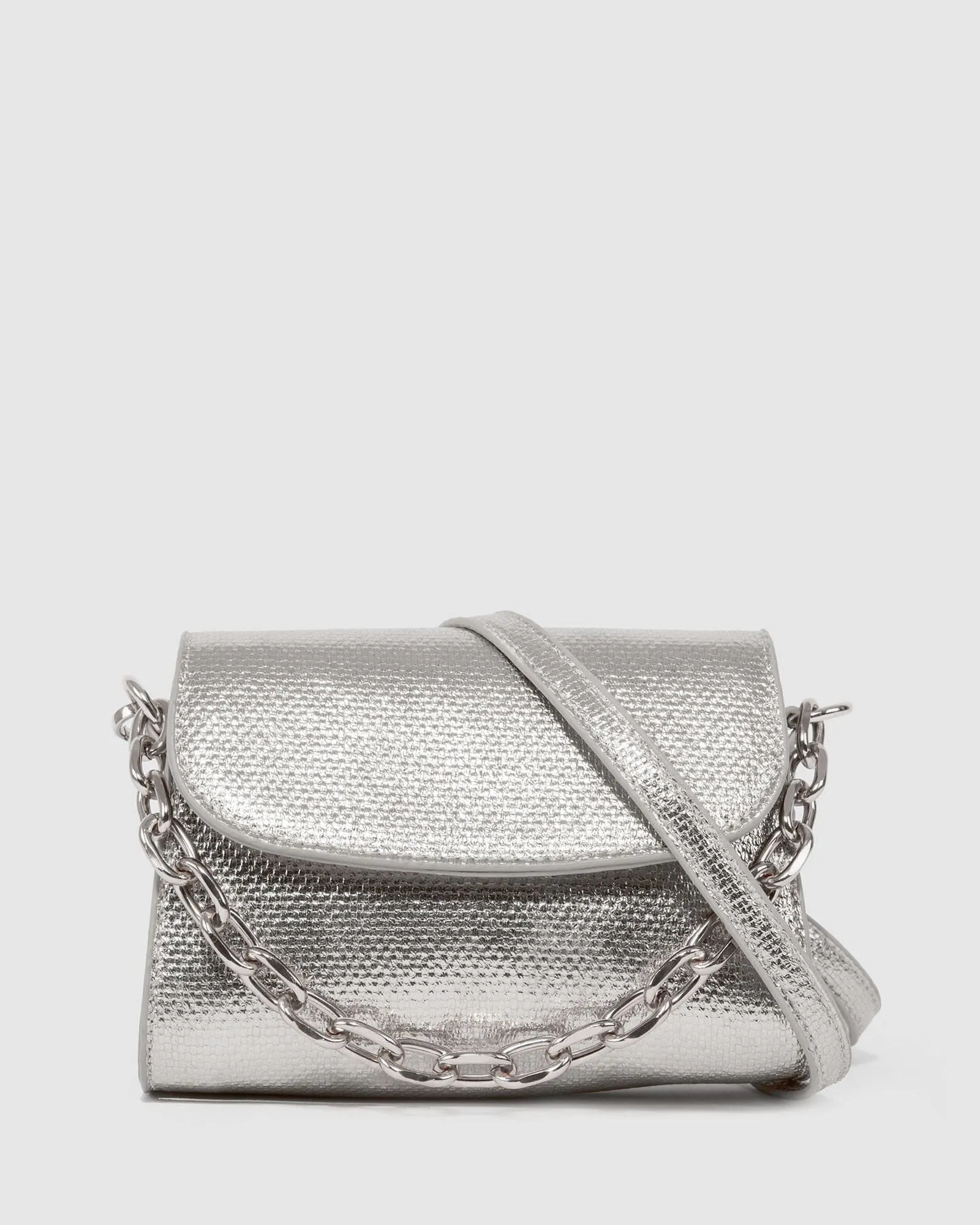 Silver Winnie Crossbody Bag