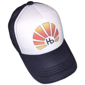 Sol Baby Hermosa Beach Hb Sunburst Black Trucker Hat