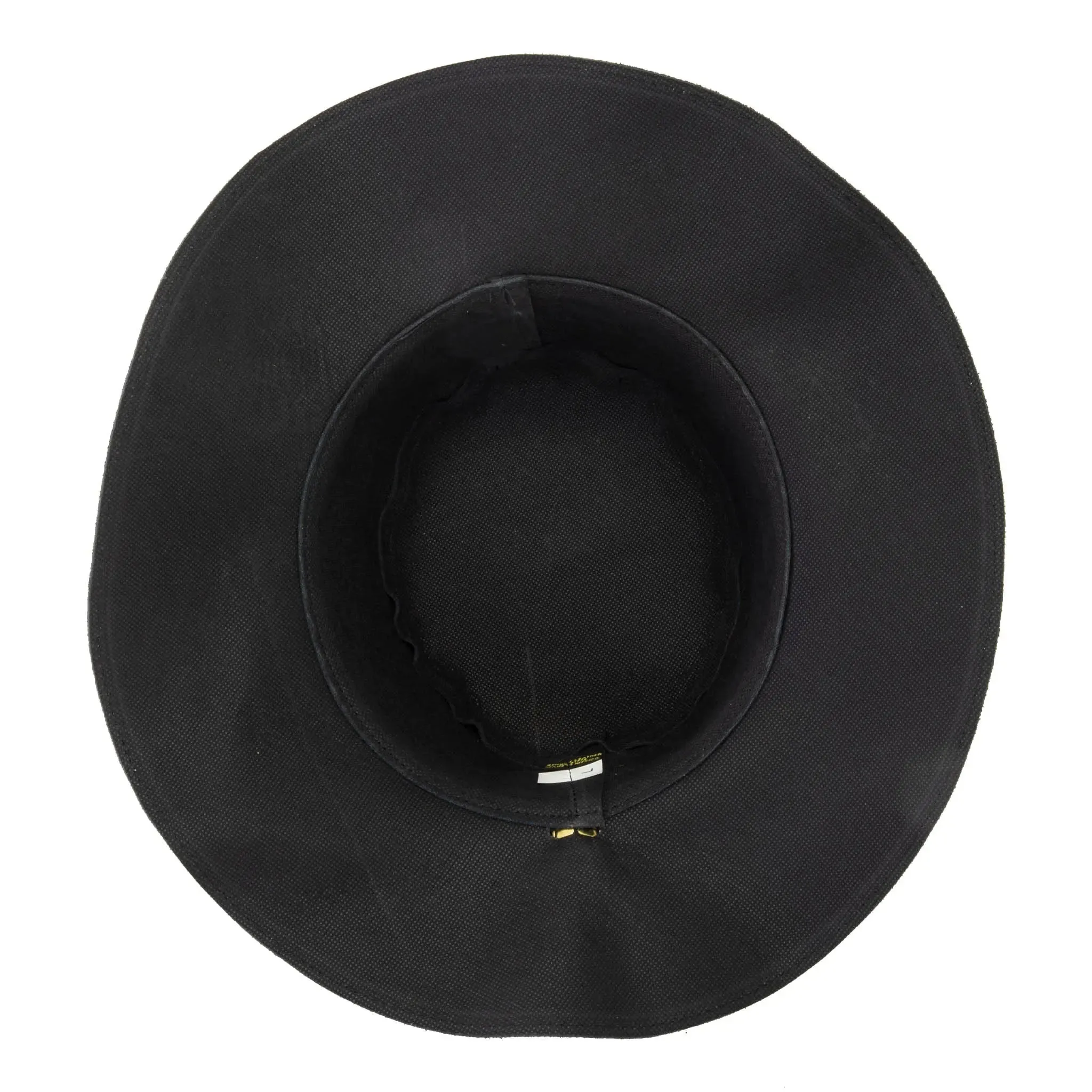 Suede Leather Floppy Hat