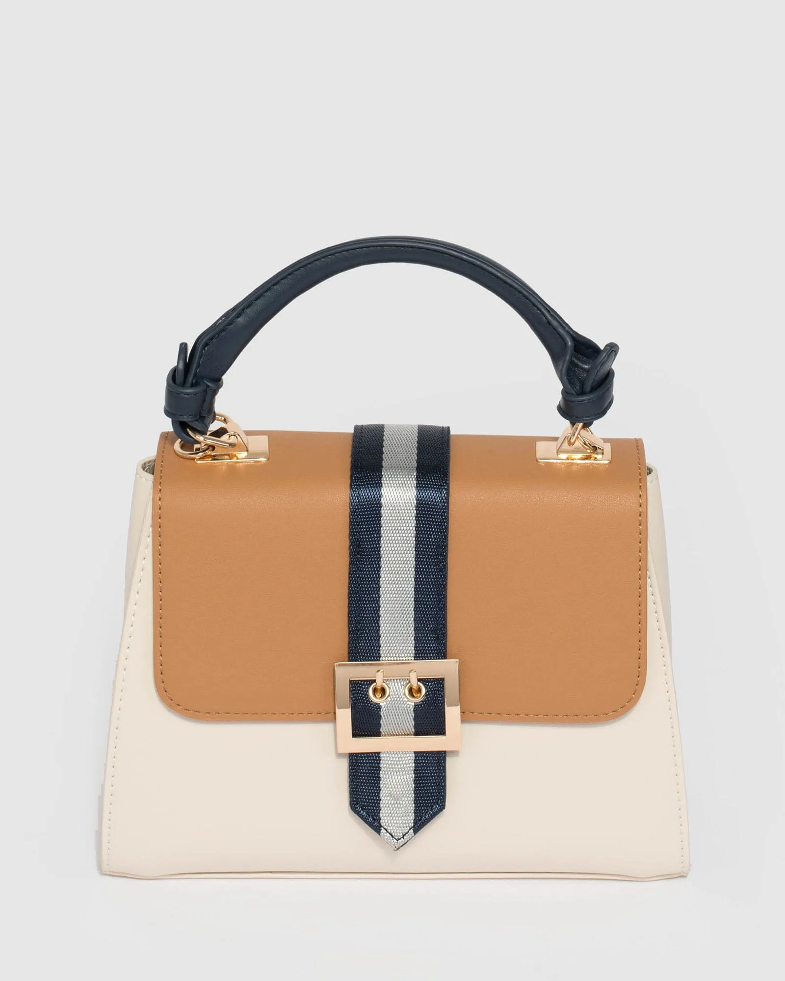 Yael Buckle Cream Tote Bag