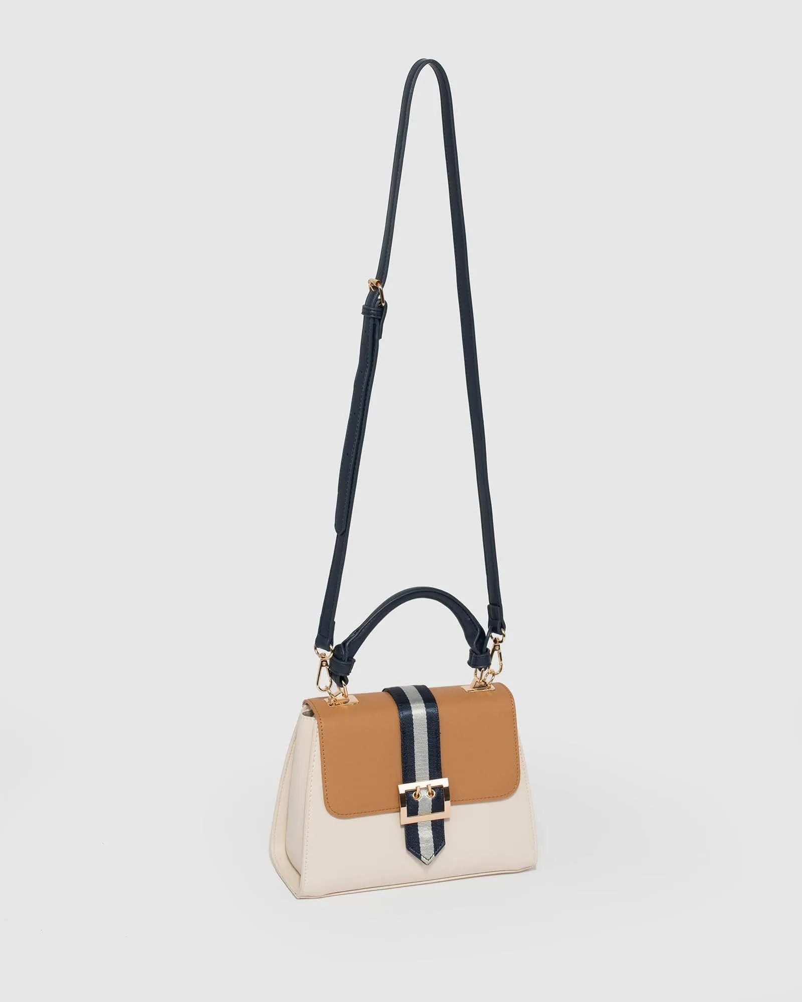 Yael Buckle Cream Tote Bag